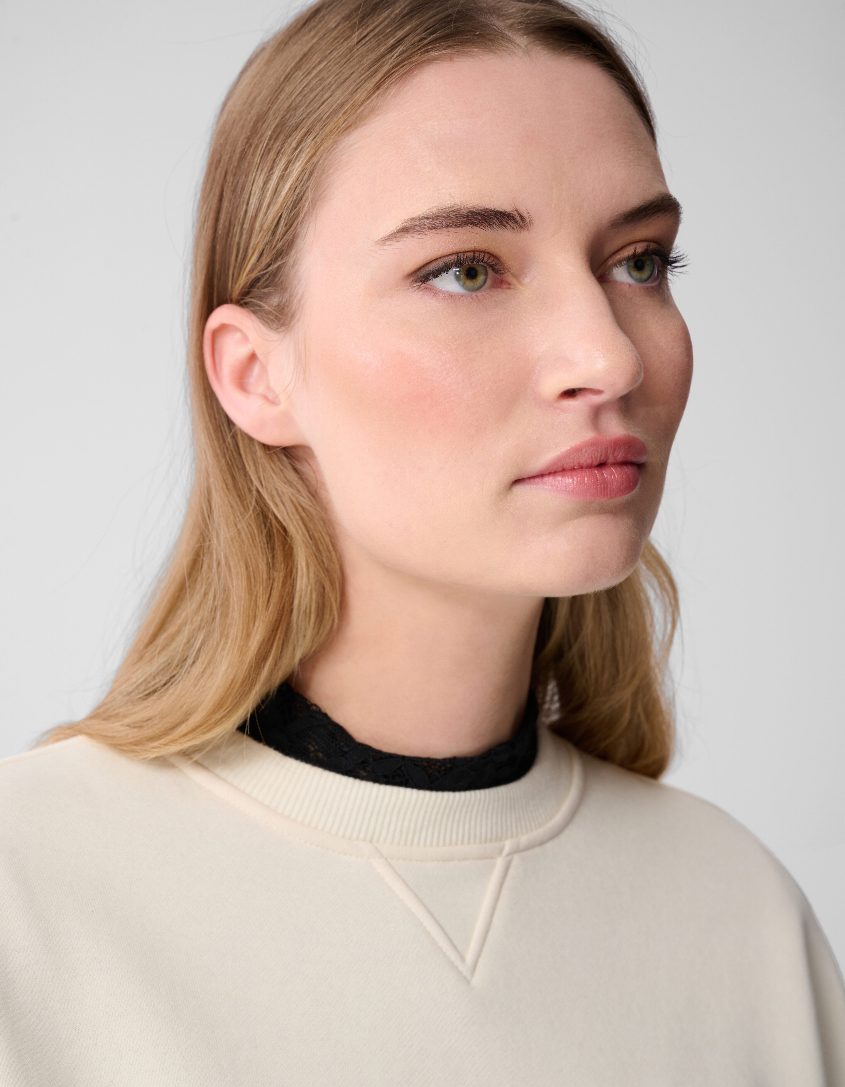 Big Sleeve Sweater Gebroken Wit SHOEBY WOMEN