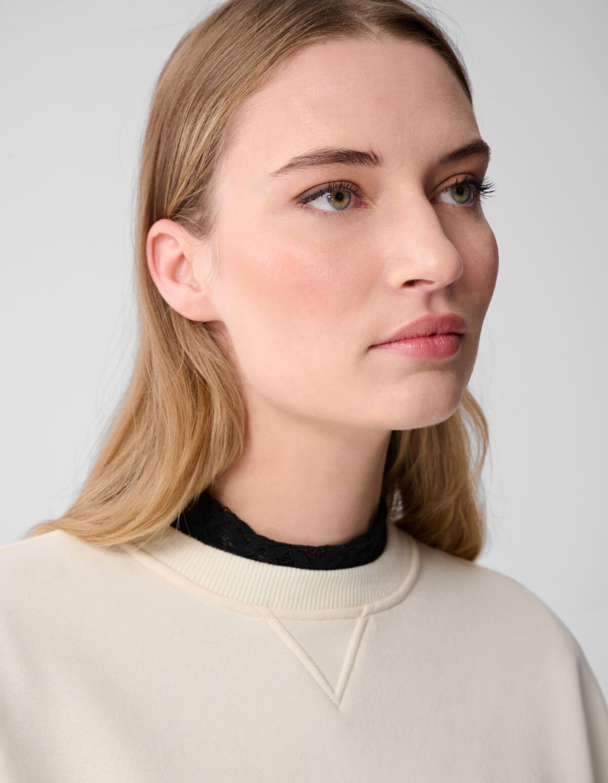 Big Sleeve Sweater Gebroken Wit SHOEBY WOMEN