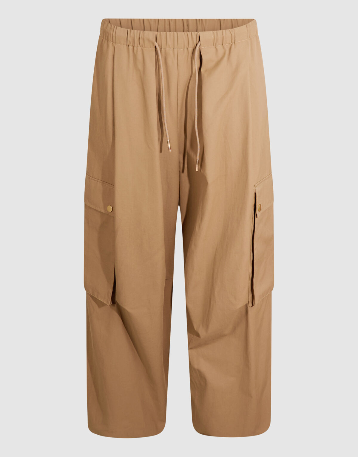 Loose Fit Cargo Broek Zand SHOEBY WOMEN