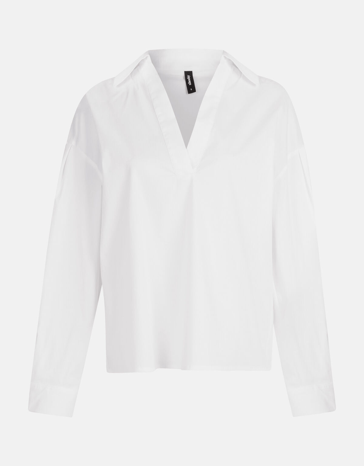 Poplin Blouse Wit SHOEBY WOMEN