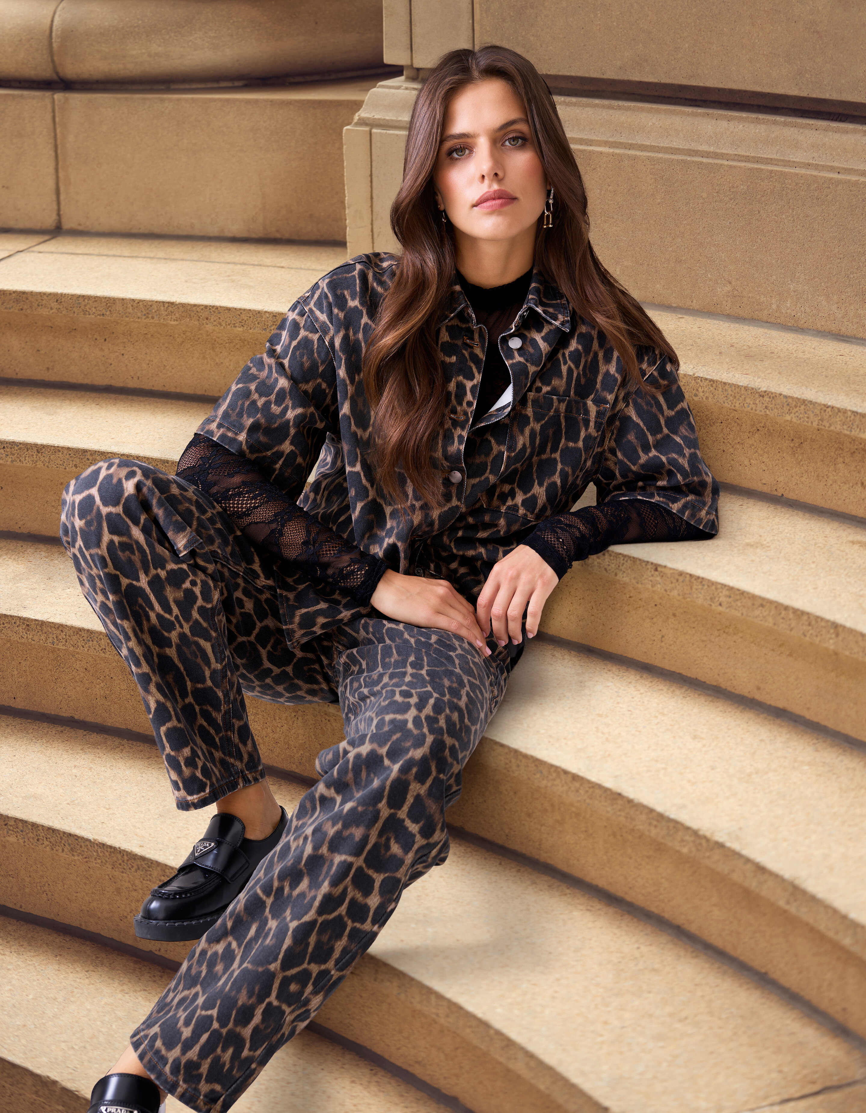 Jaguar Balloon Fit Jeans Bruin SHOEBY WOMEN