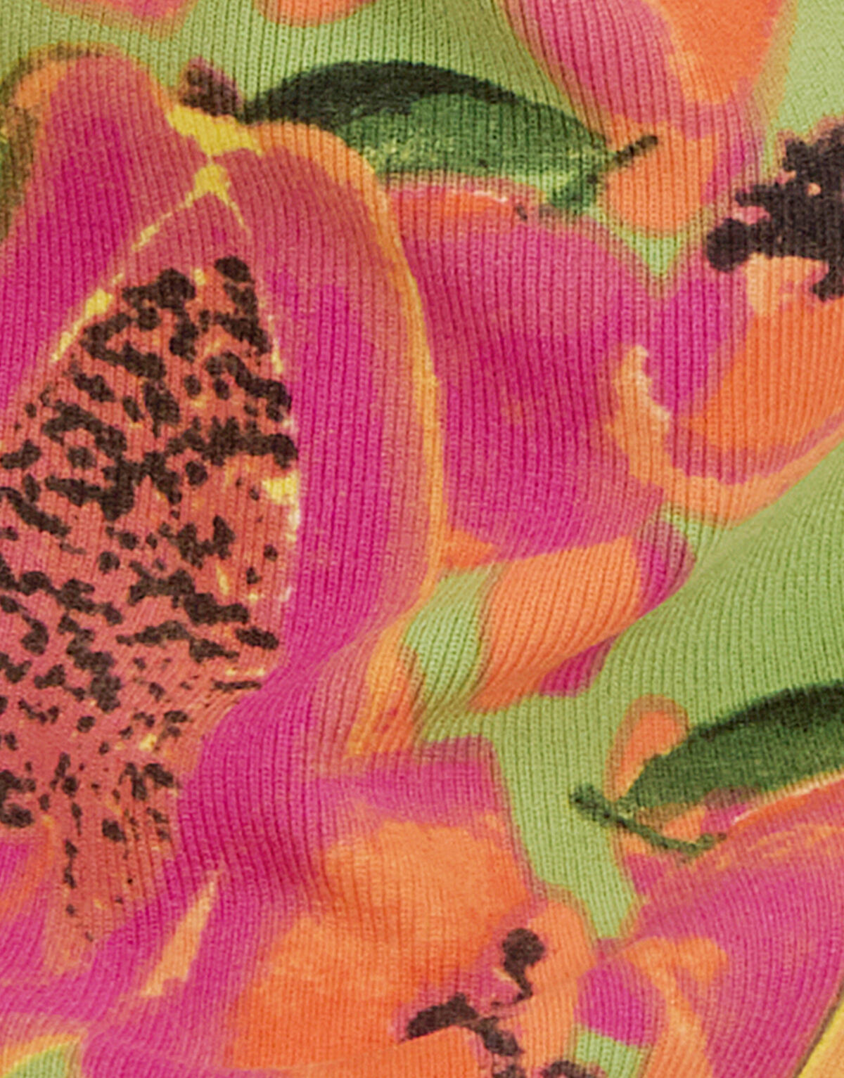 Fruit Rib Flared Legging Groen SHOEBY GIRLS