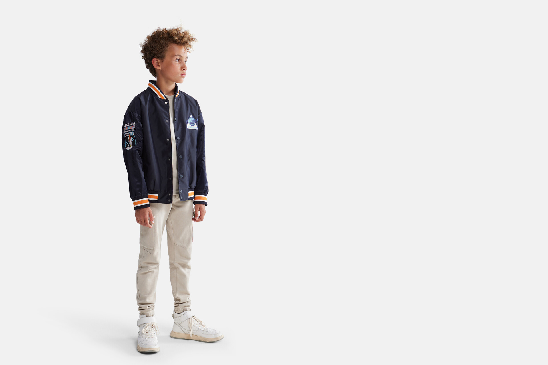 Patch Bomber Donkerblauw SHOEBY BOYS