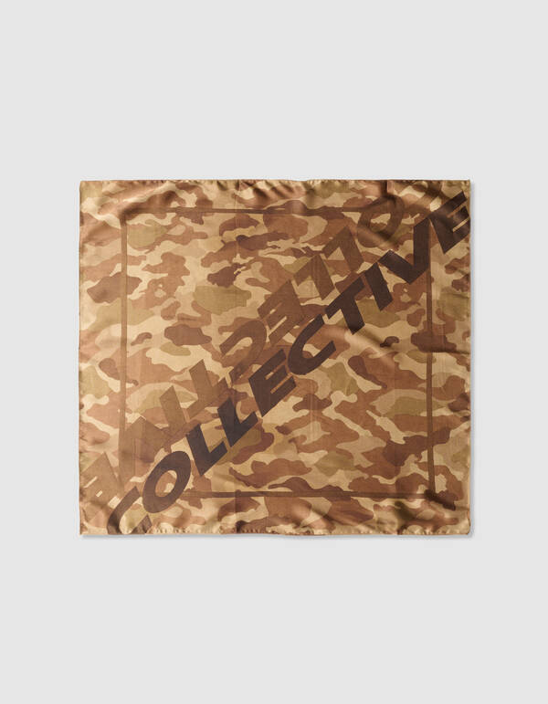 Satin Camo Sjaal Bruin SHOEBY ACCESSOIRES