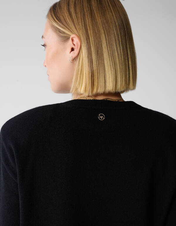 Zachte Gebreide Trui Zwart By Lonneke SHOEBY WOMEN