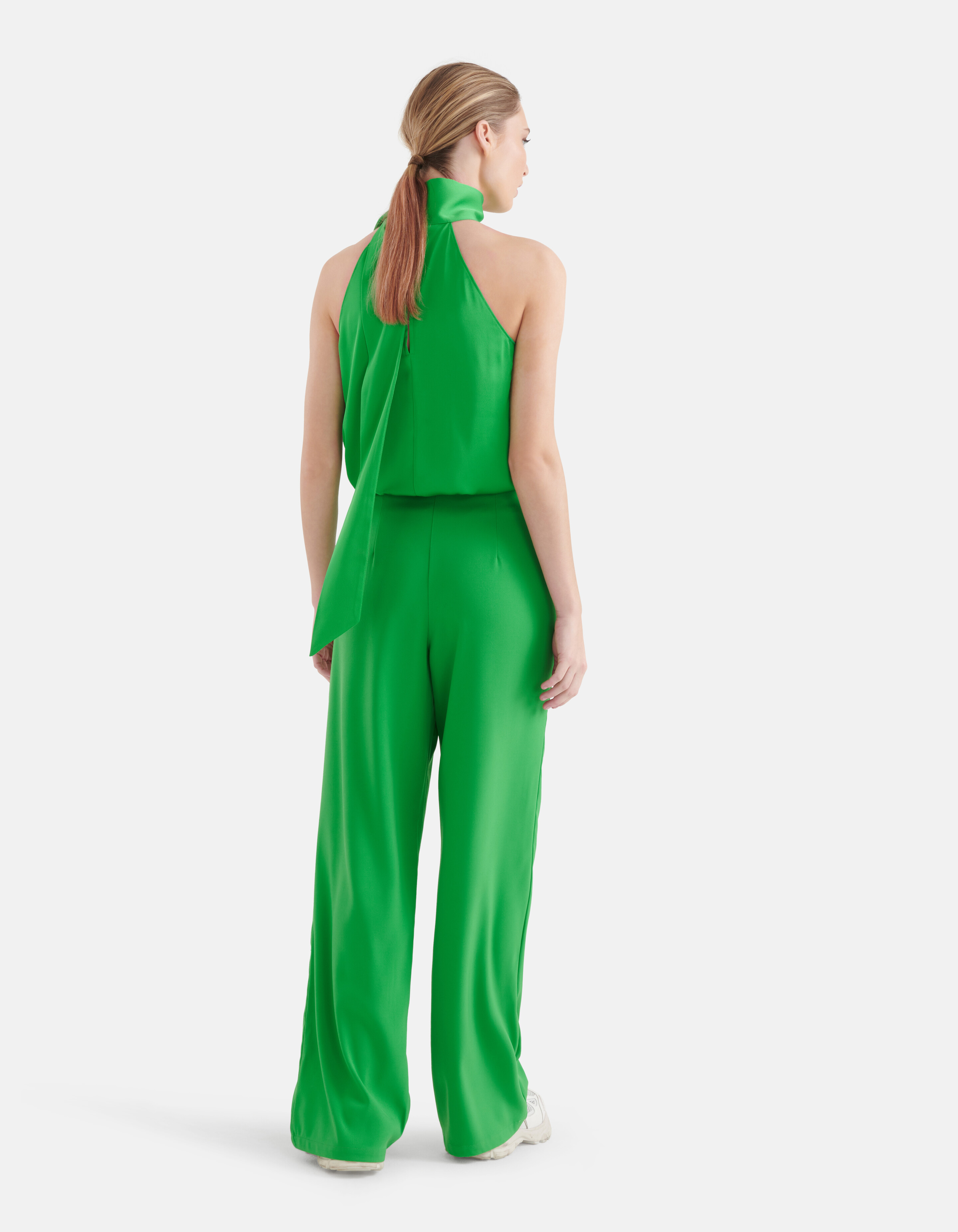 Wide Leg Pantalon Groen By Mieke SHOEBY WOMEN