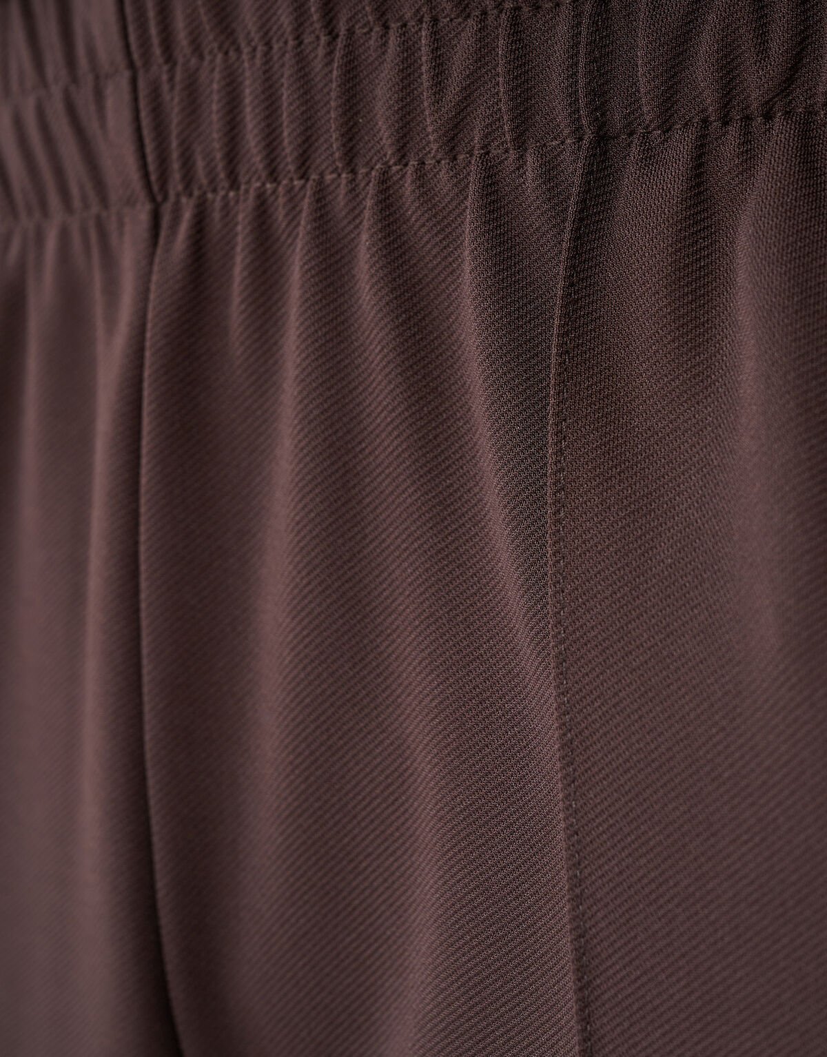 Sporty Wide Leg Broek Donkerbruin SHOEBY WOMEN