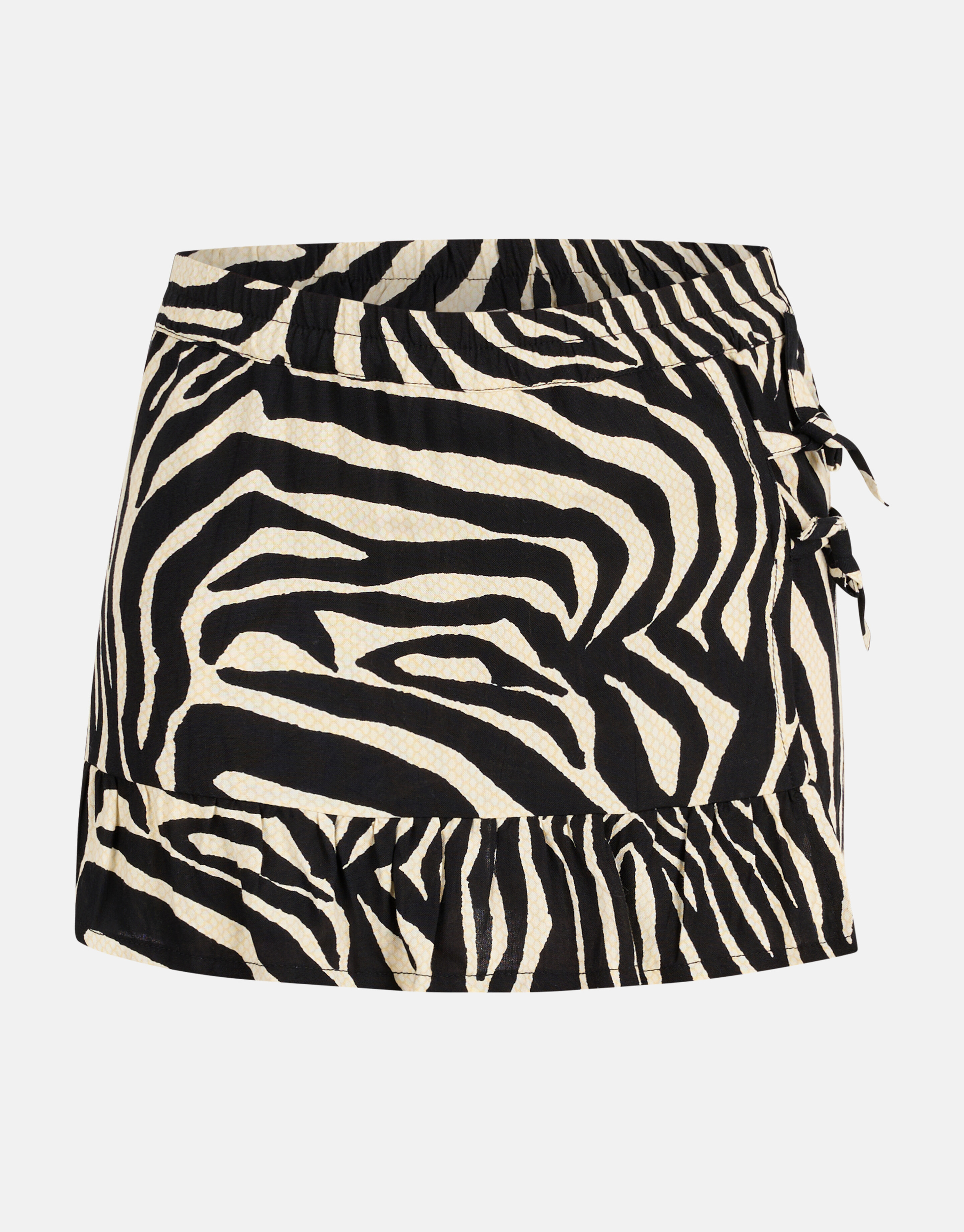 Zebra Skort Zwart/Gebroken Wit SHOEBY GIRLS