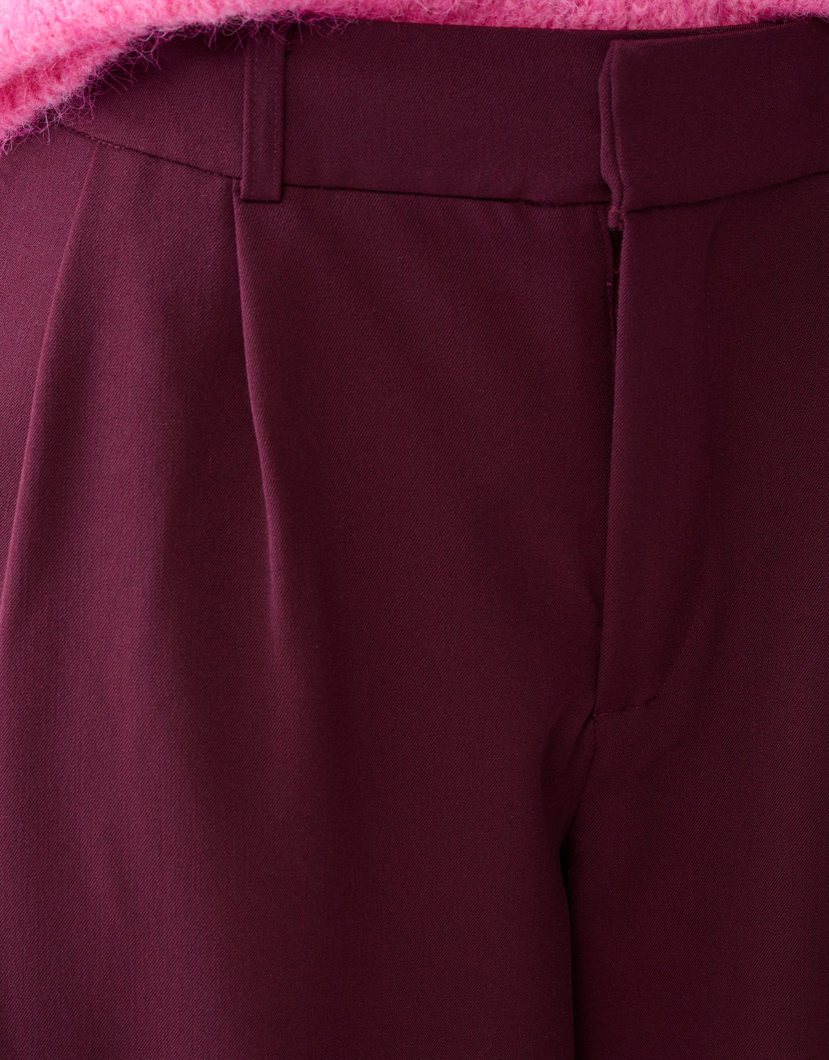 Cargo Wide Leg Broek Bordeaux SHOEBY WOMEN