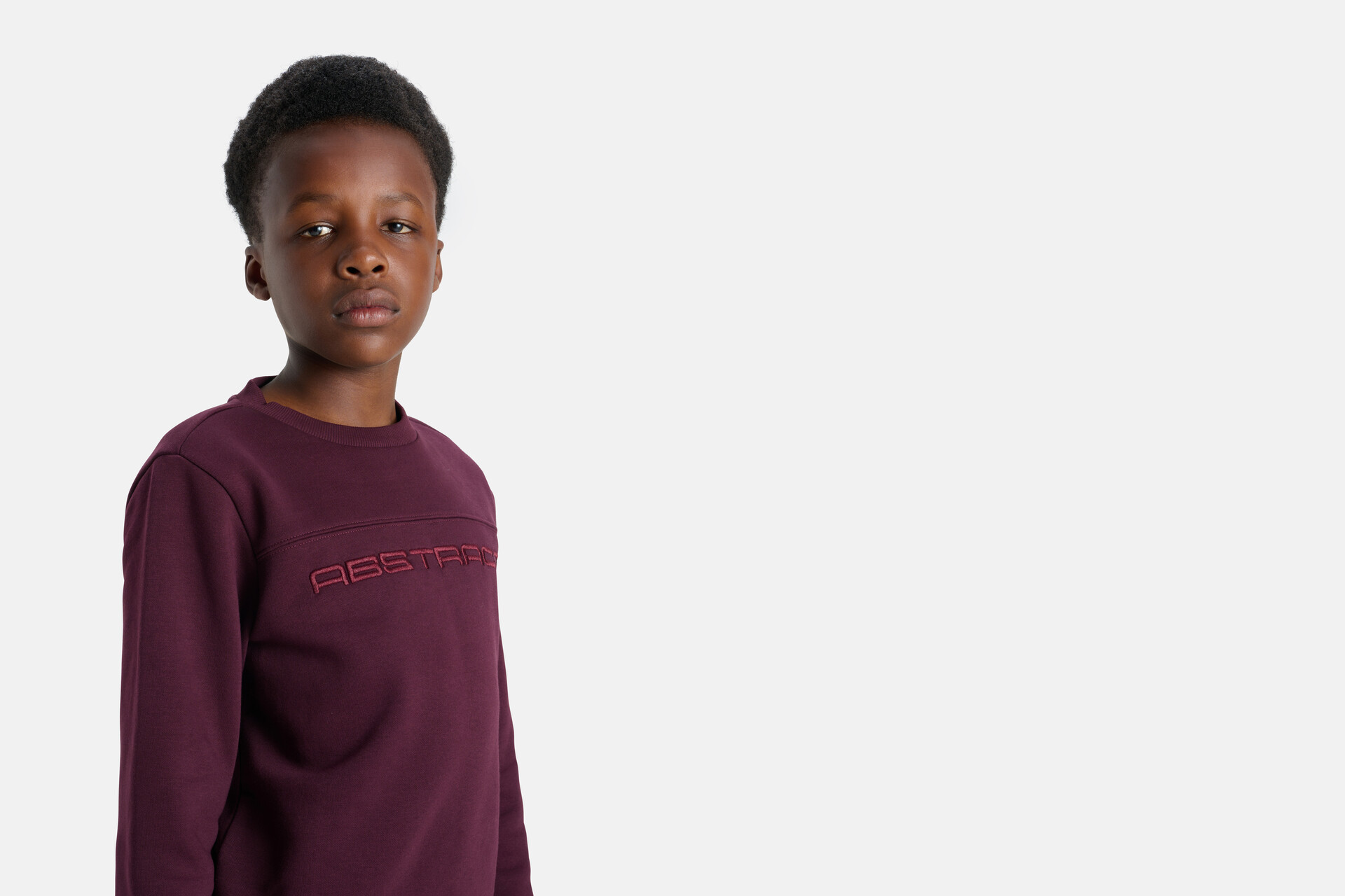 Abstract Sweater Donkerrood SHOEBY BOYS