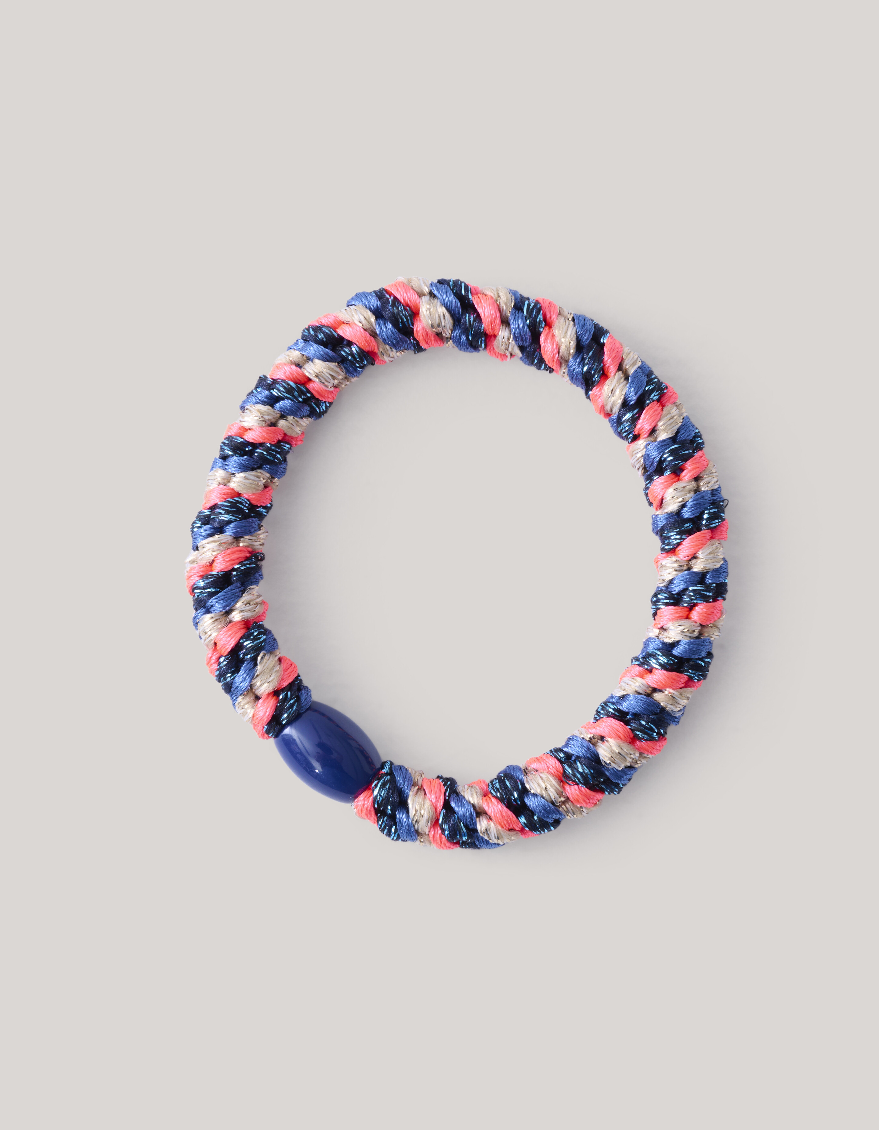 Lurex Haarelastiek Donkerblauw SHOEBY ACCESSOIRES