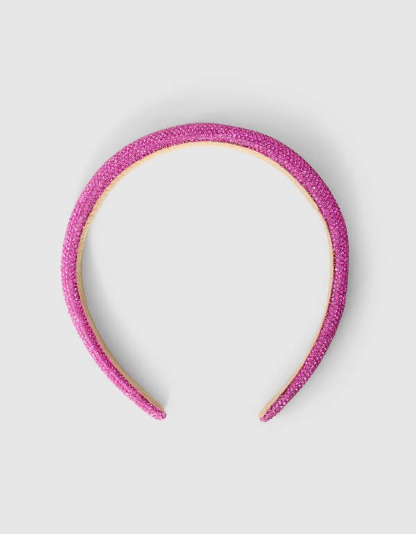 Strass Haarband Roze SHOEBY ACCESSOIRES