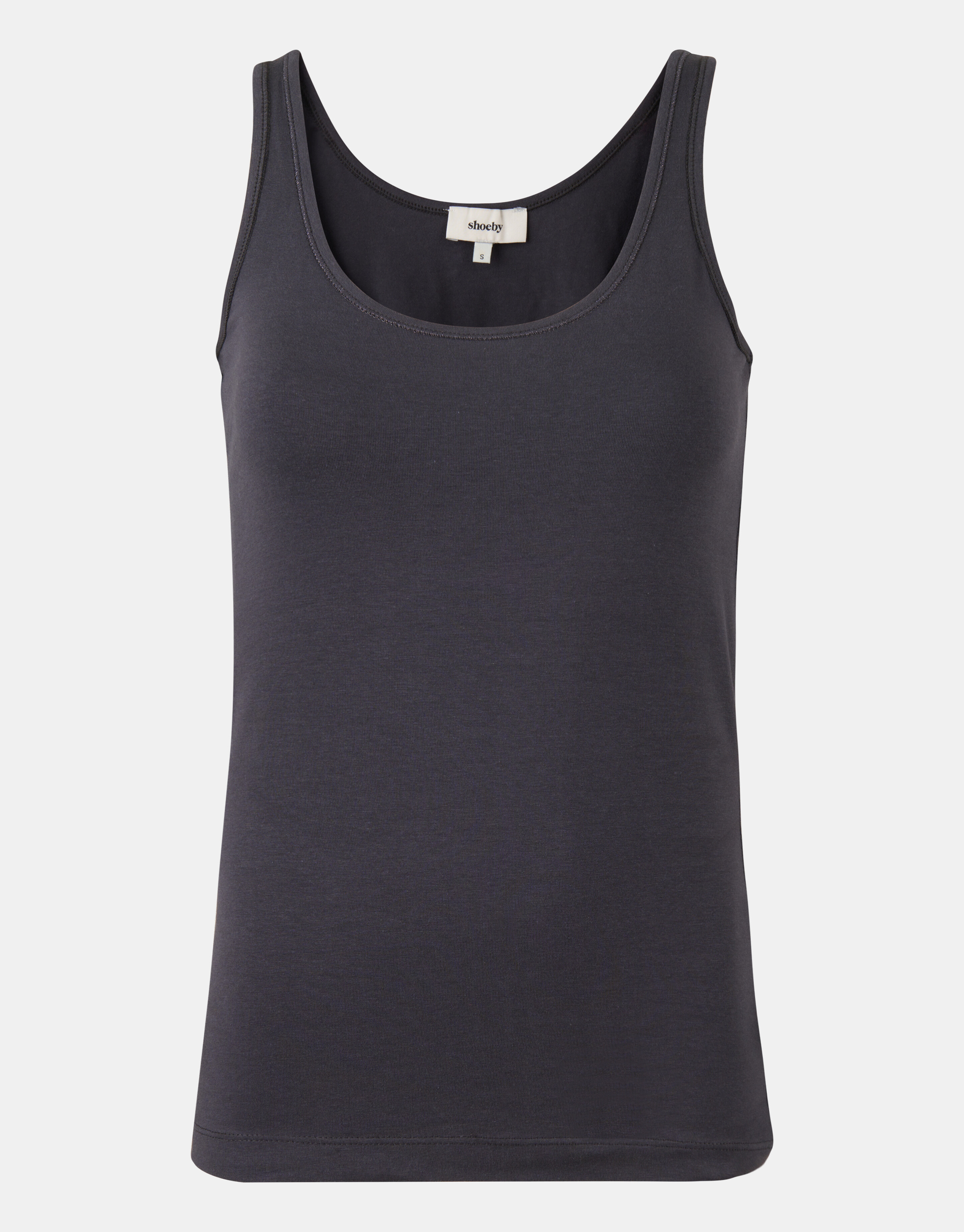 Basis Tanktop Donkergrijs SHOEBY WOMEN