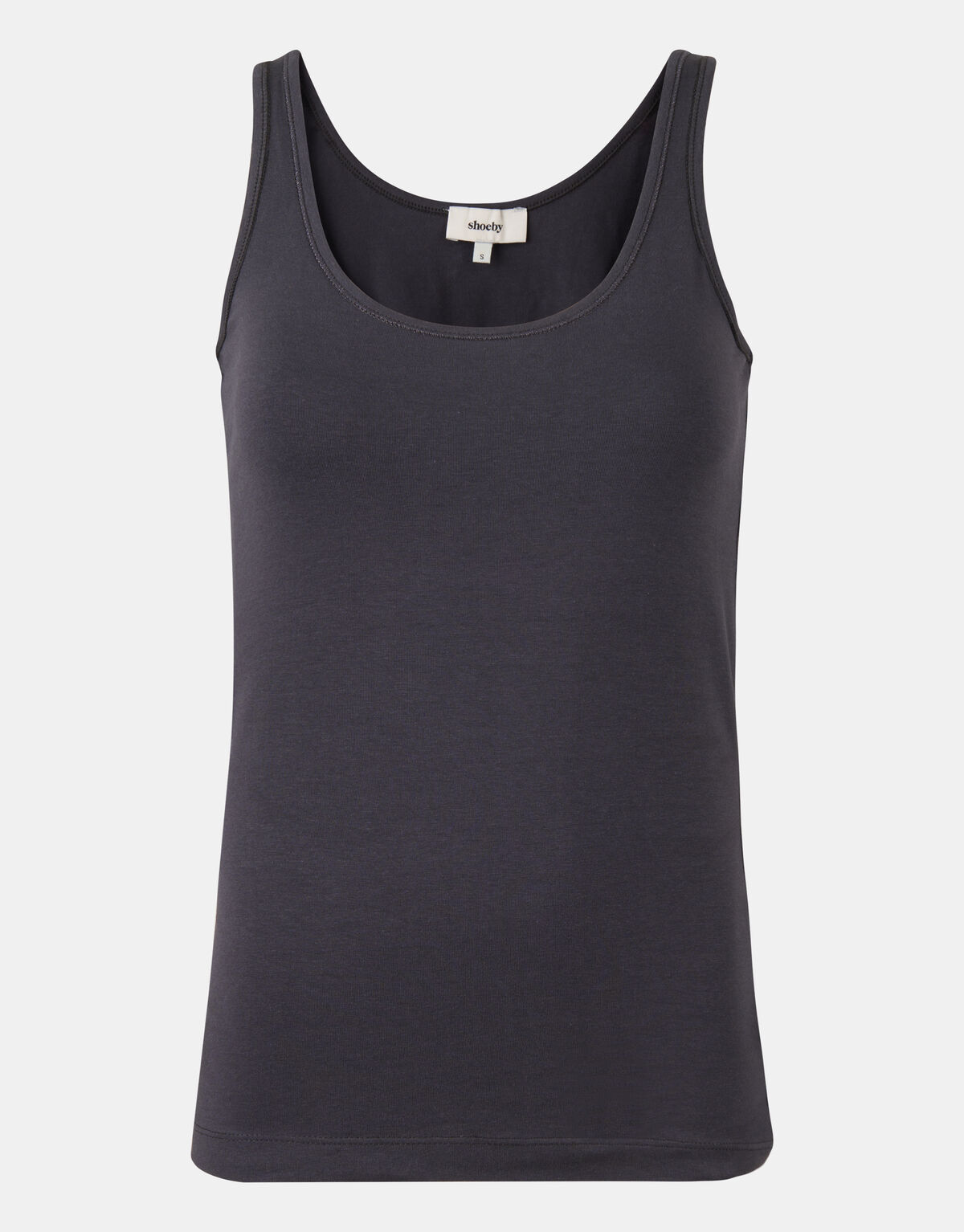 Basis Tanktop Donkergrijs SHOEBY WOMEN