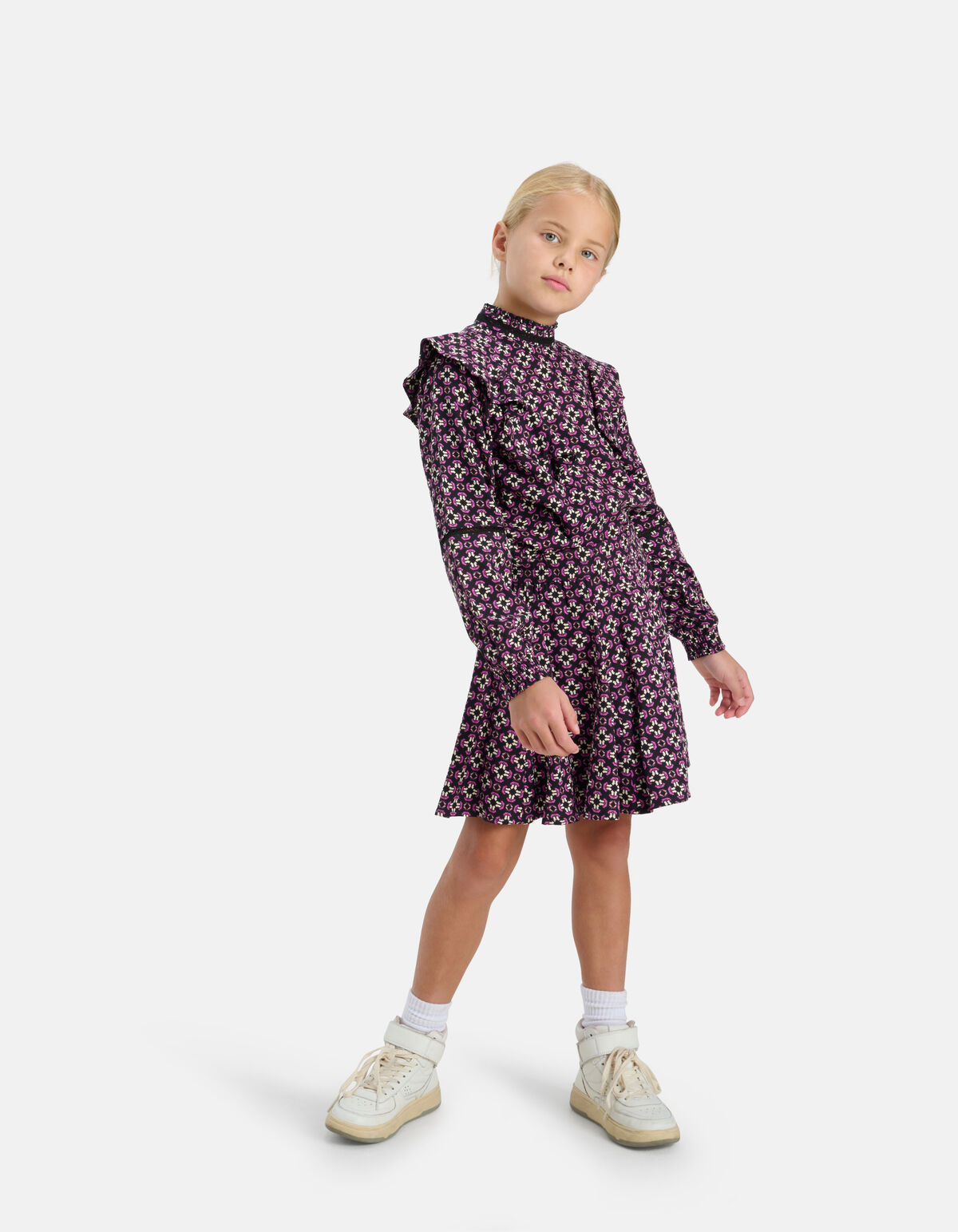 Tile Rok Donkerroze SHOEBY GIRLS