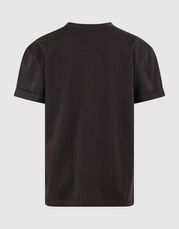 Vivre Artwork T-shirt Donkergrijs SHOEBY GIRLS