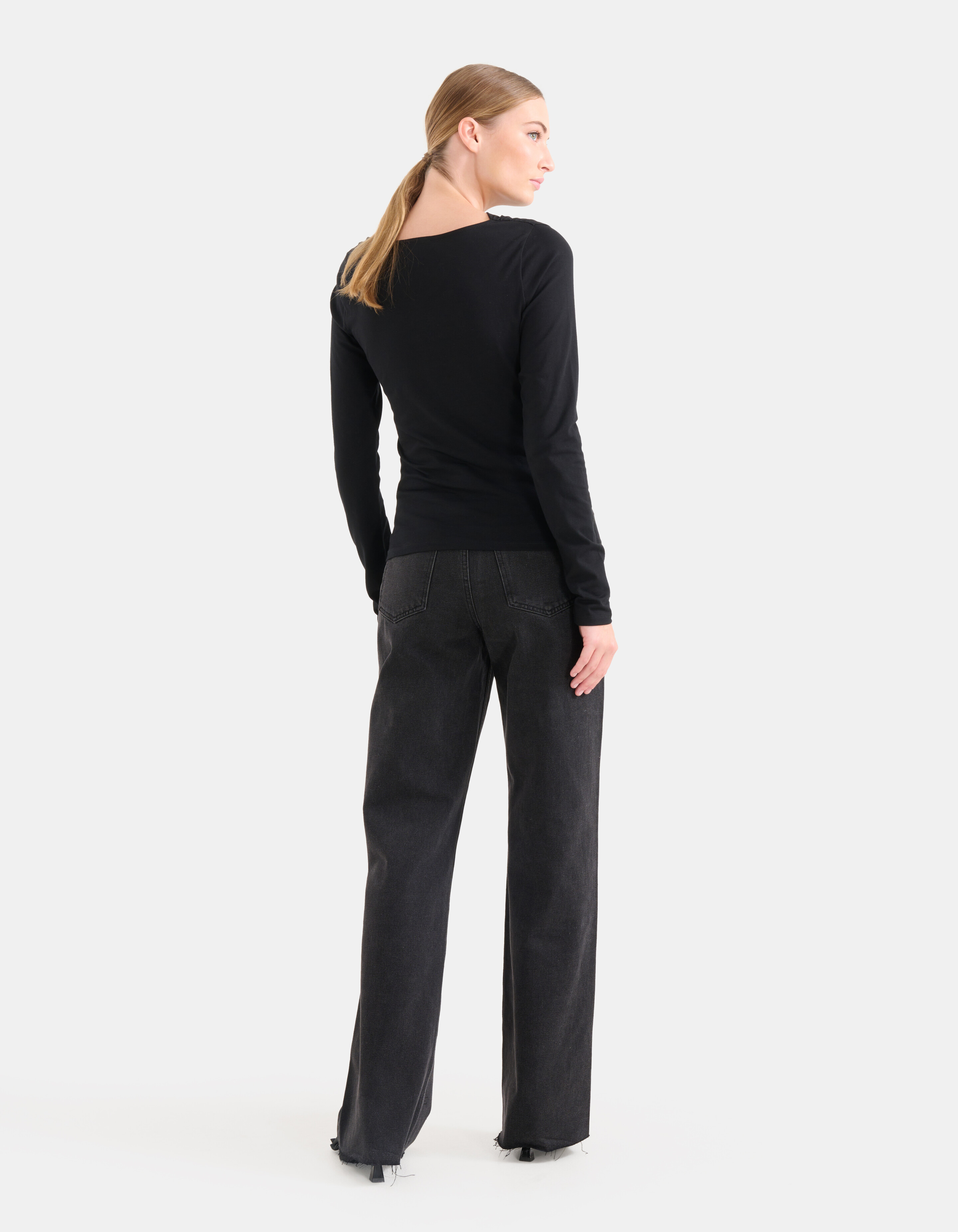 Asymmetrische Top Zwart SHOEBY WOMEN