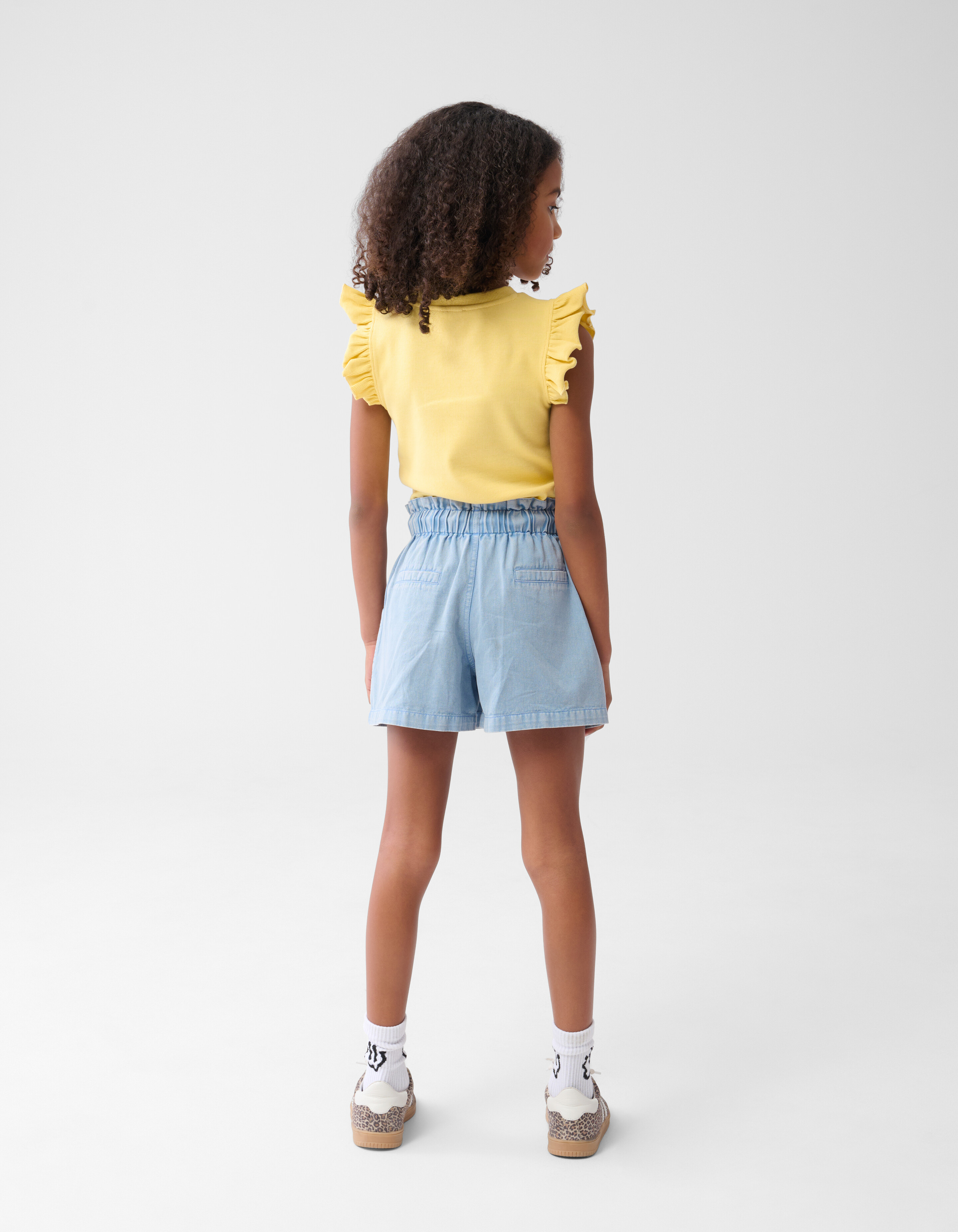 Fruit Artwork Twill Short Blauw SHOEBY GIRLS