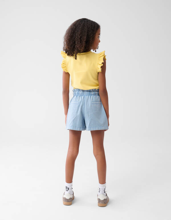 Fruit Artwork Twill Short Blauw SHOEBY GIRLS