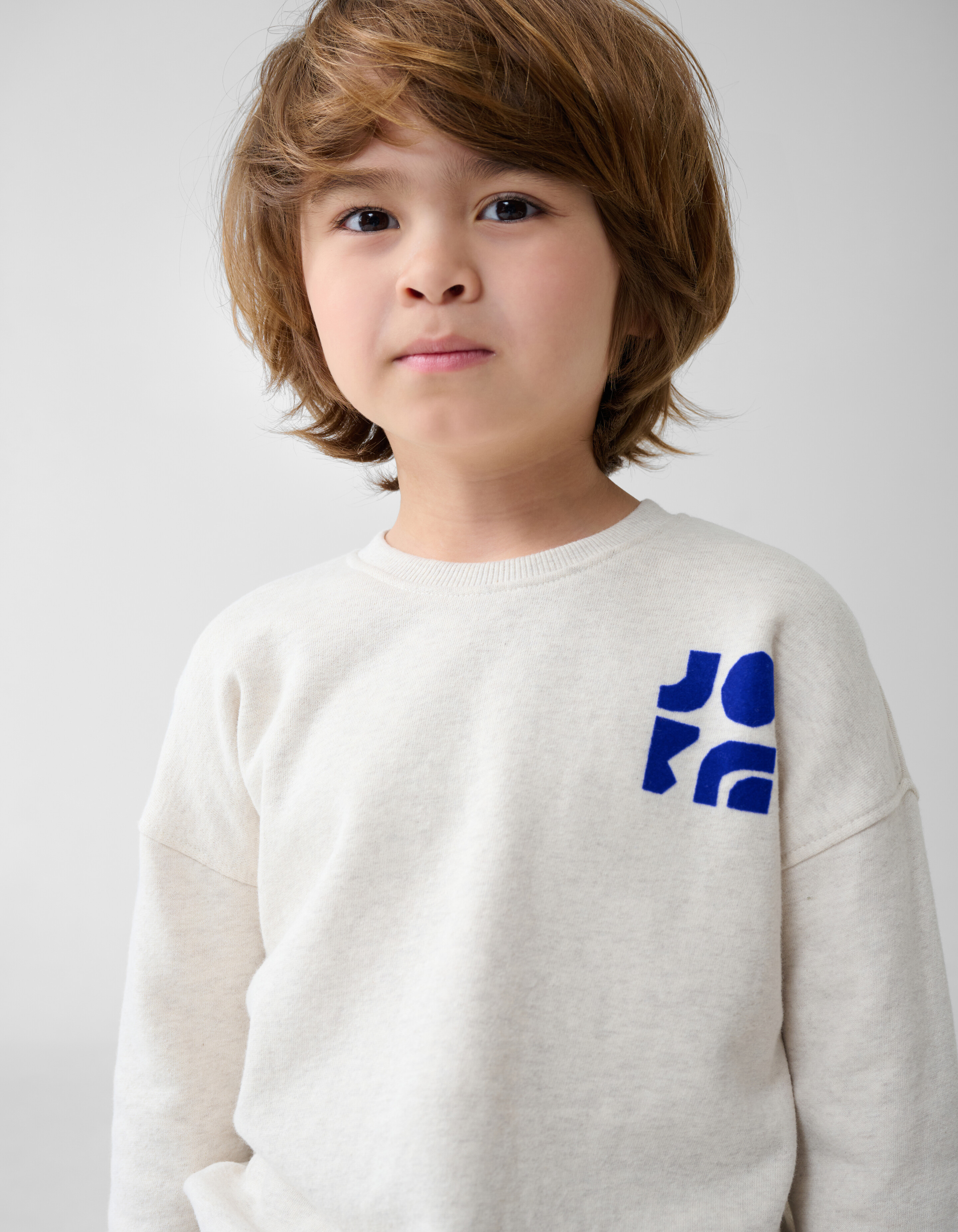 Artwork Sweater Lichtgrijs SHOEBY BOYS