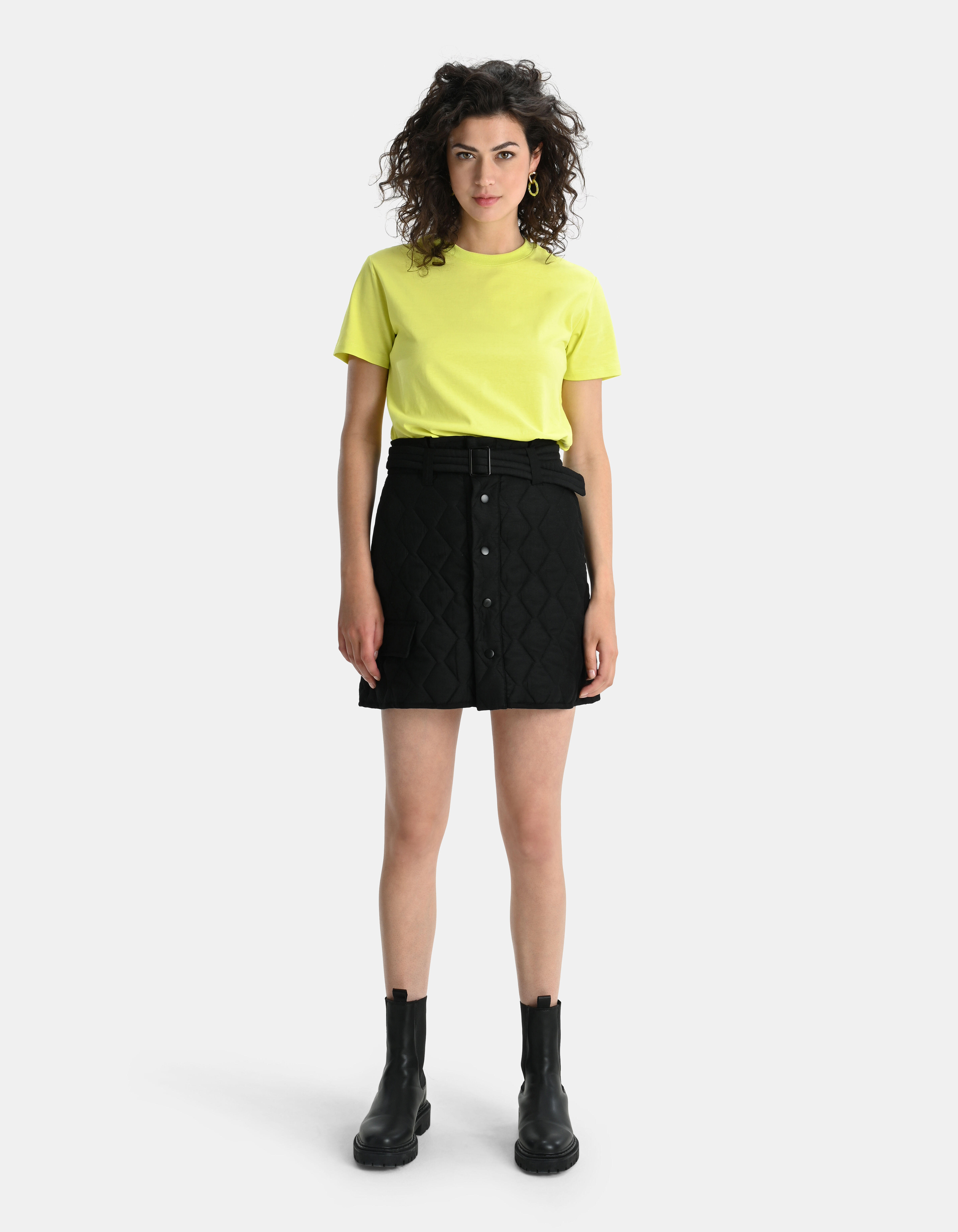 Coperni Fluweel Mini-rok Met V-taille in het Zwart Dames Kleding voor voor Rokken voor Minirokken 