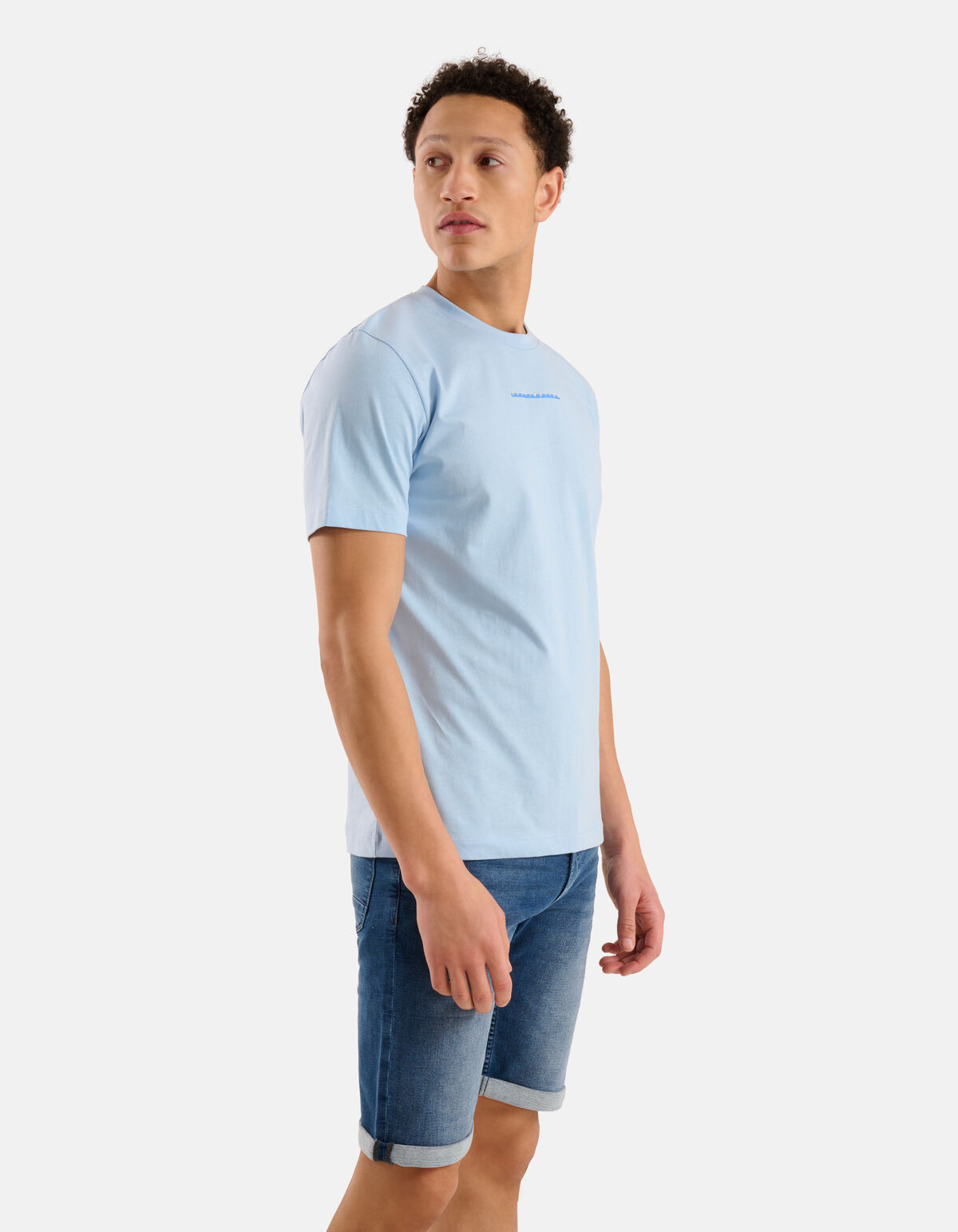 Artwork T-shirt Lichtblauw SHOEBY MEN