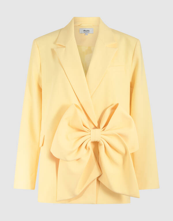Oversized Strik Blazer Lichtgeel By Lizzy SHOEBY WOMEN
