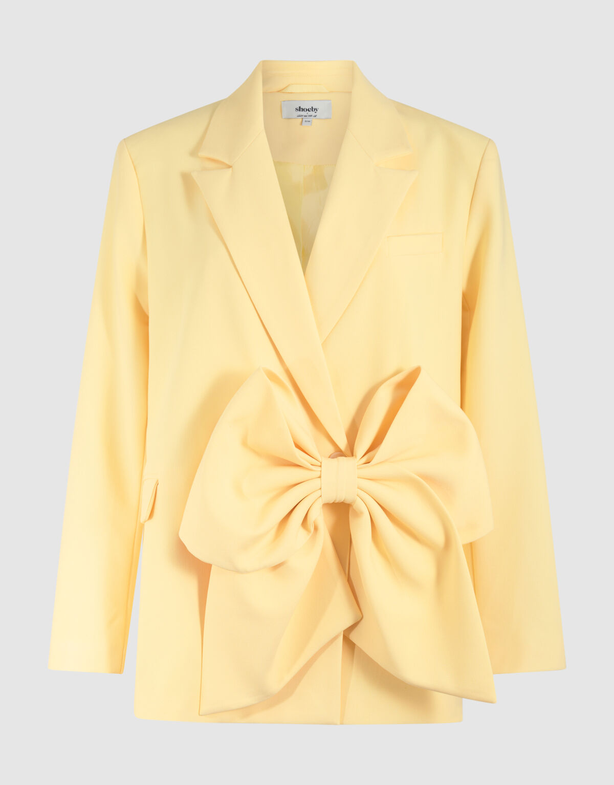 Oversized Strik Blazer Lichtgeel By Lizzy SHOEBY WOMEN