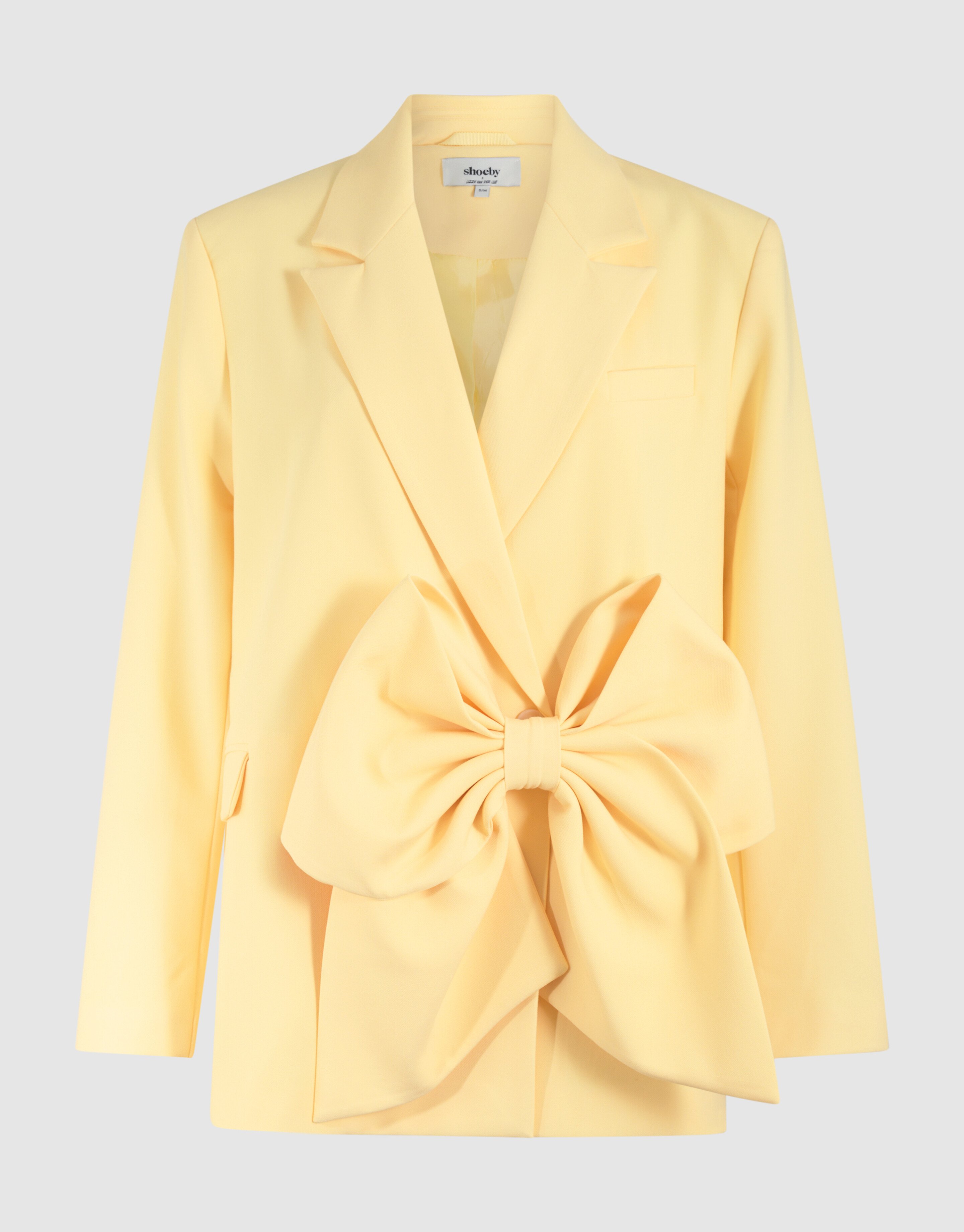 Oversized Strik Blazer Lichtgeel By Lizzy SHOEBY WOMEN