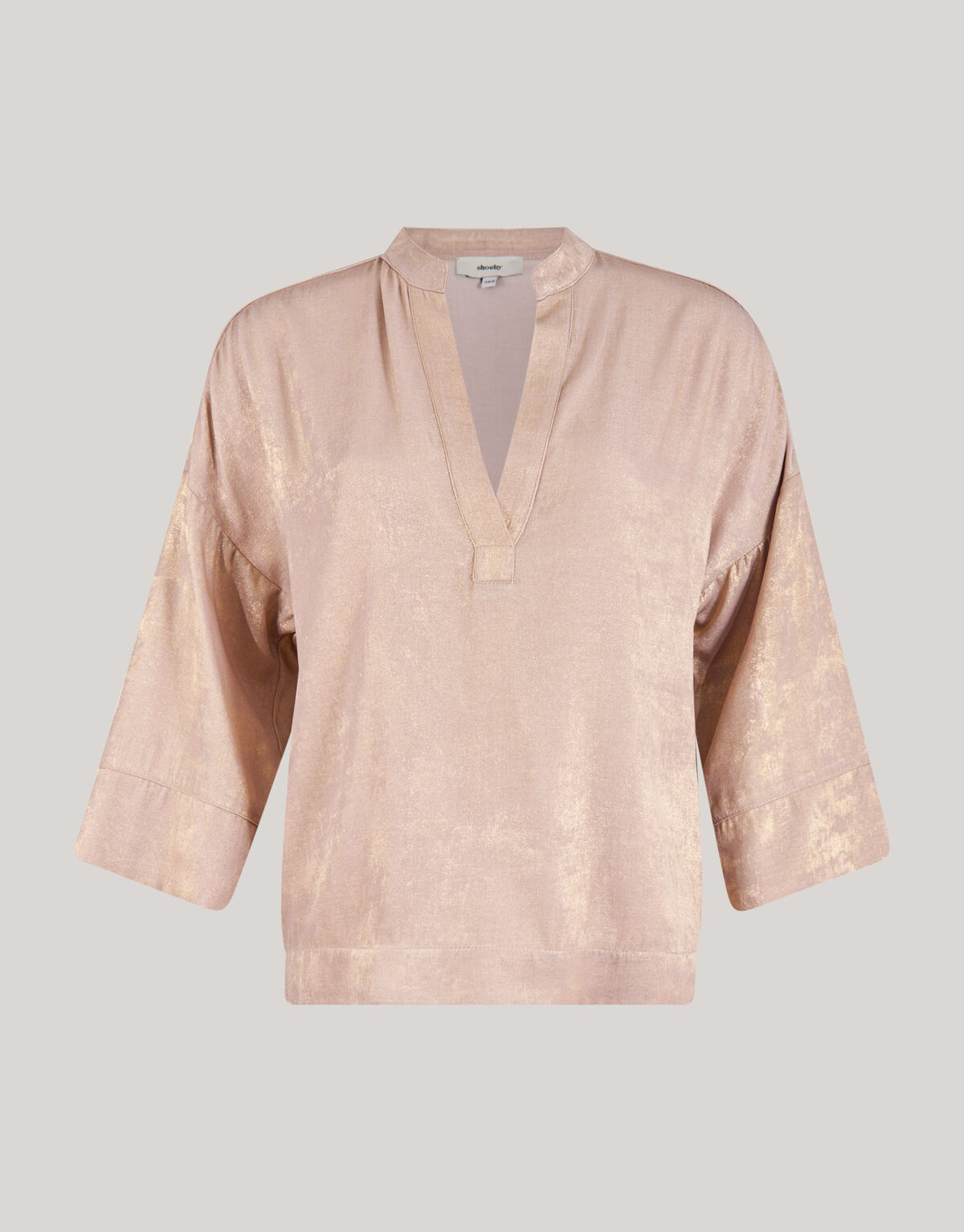 Shine Wide Blouse Goud SHOEBY WOMEN