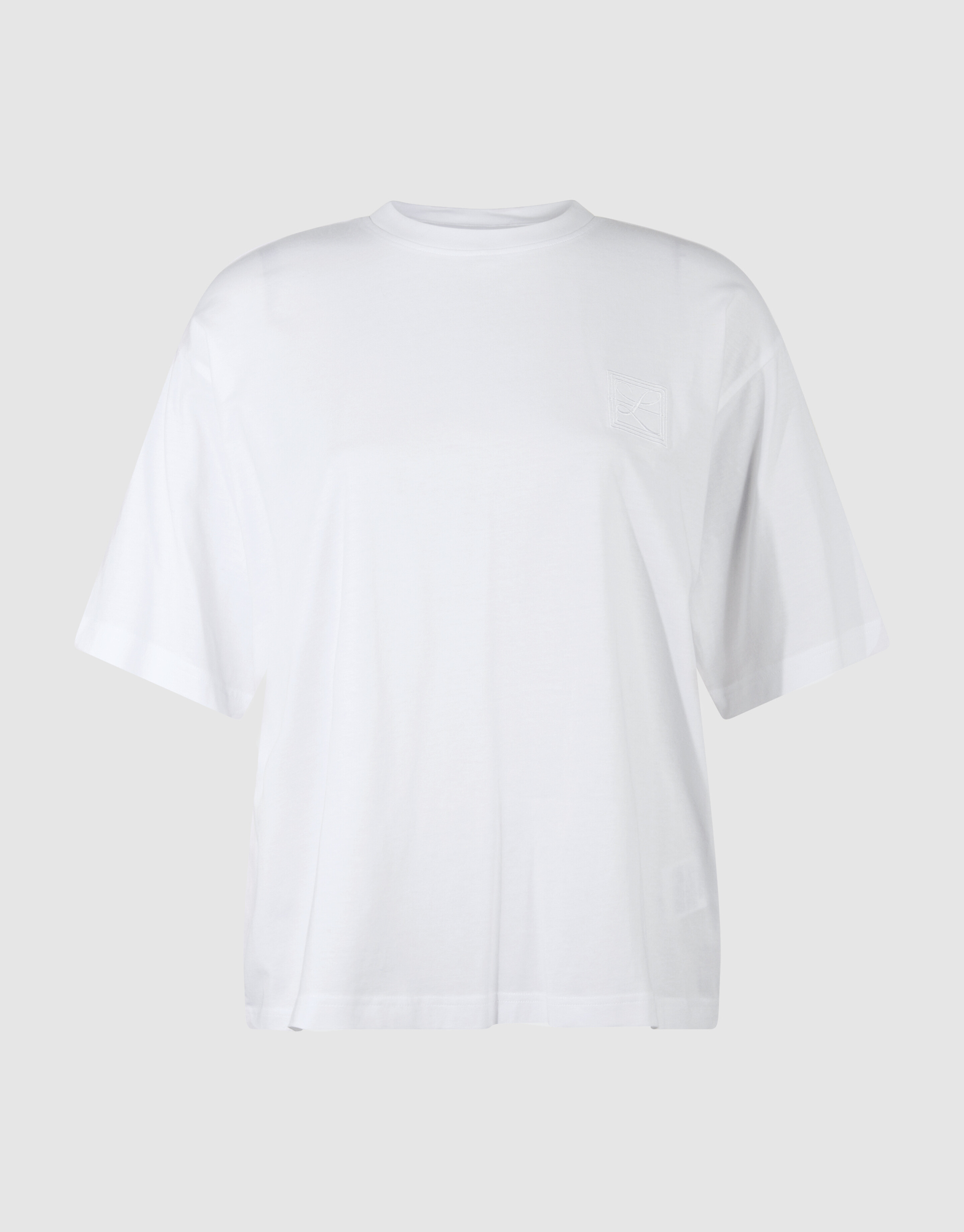 Oversized Basic T-shirt Wit By Lonneke SHOEBY WOMEN