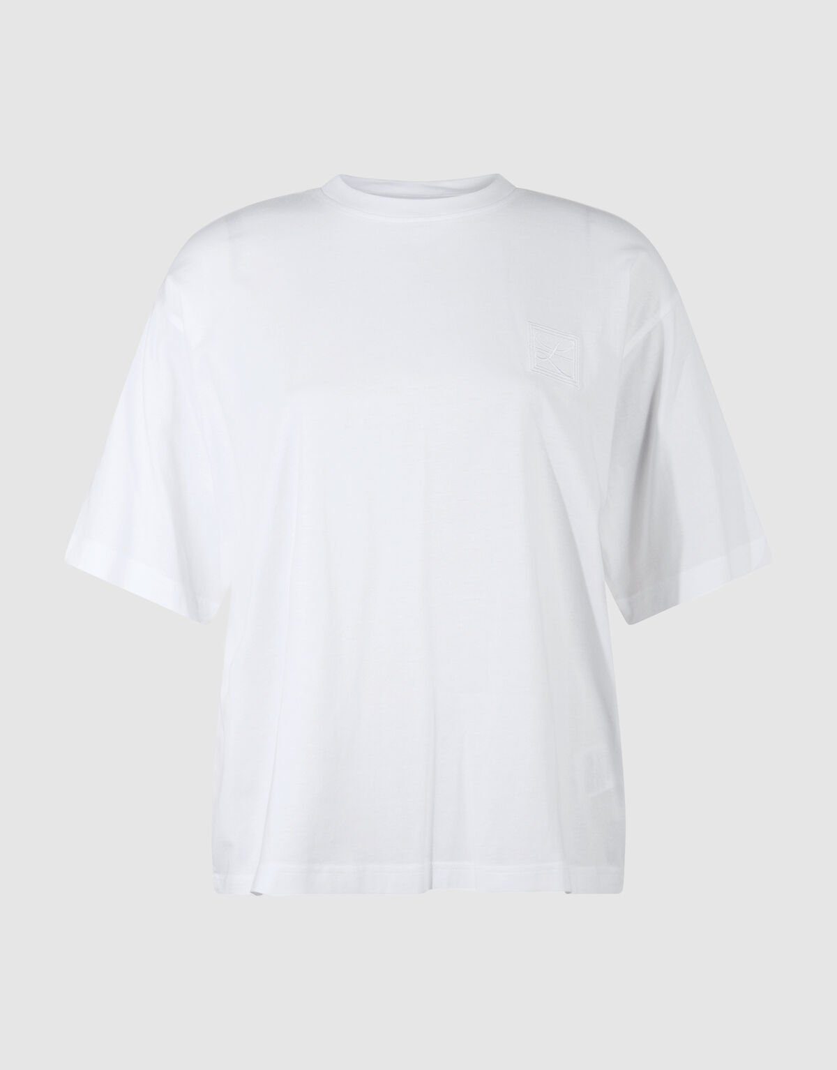 Oversized Basic T-shirt Wit By Lonneke SHOEBY WOMEN