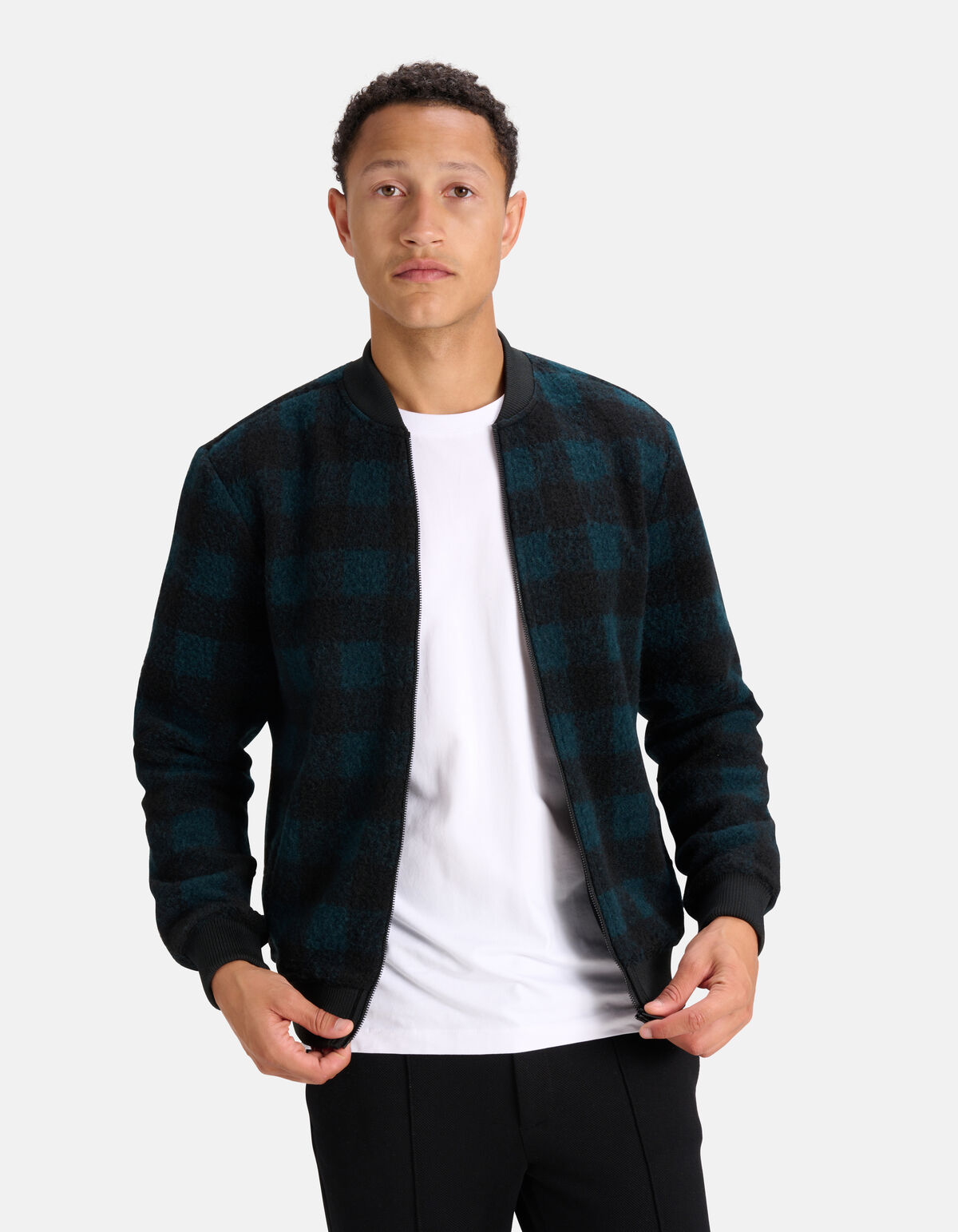 Geruiten Bomber Jas SHOEBY MEN