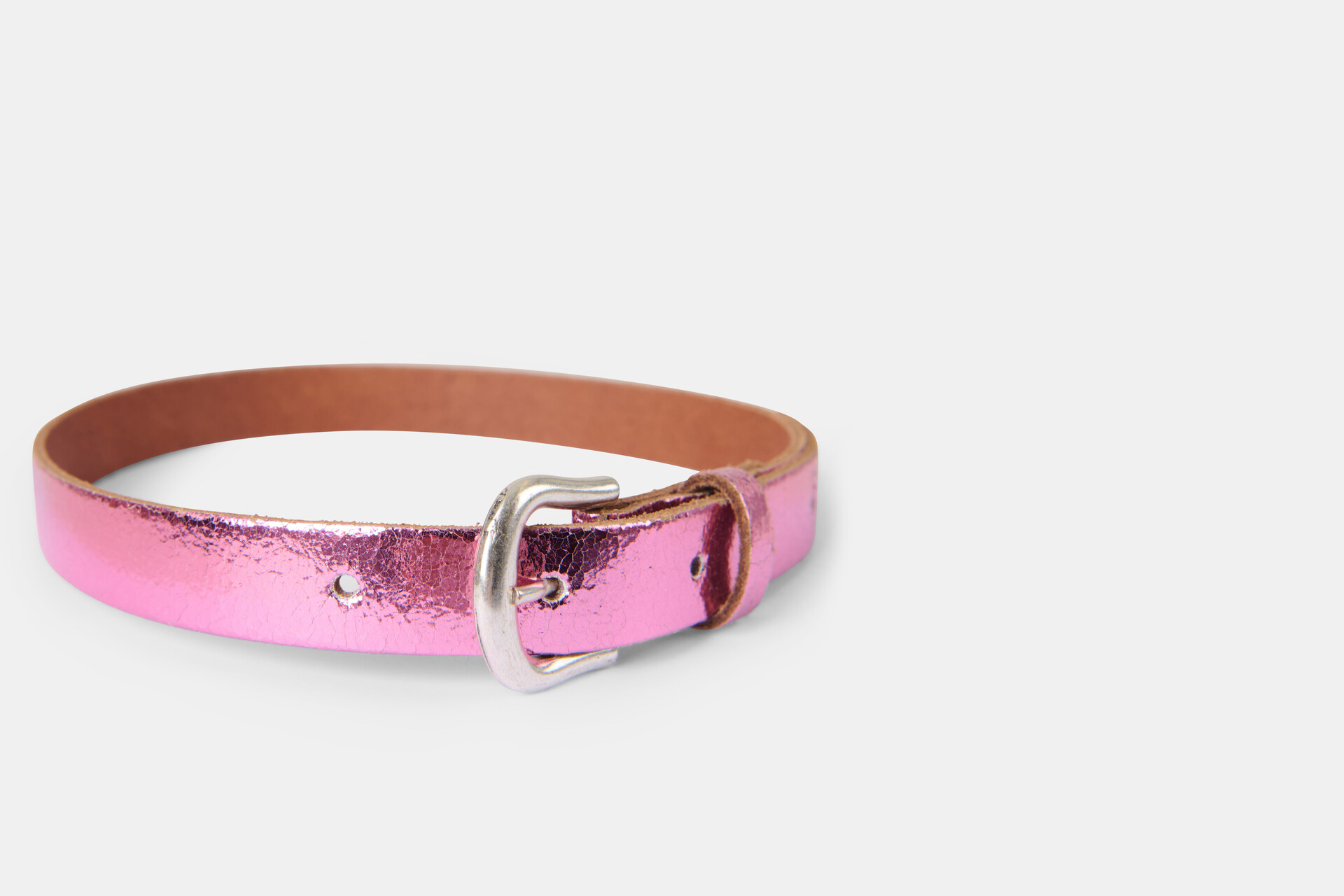 Pink Metallic Riem SHOEBY ACCESSOIRES