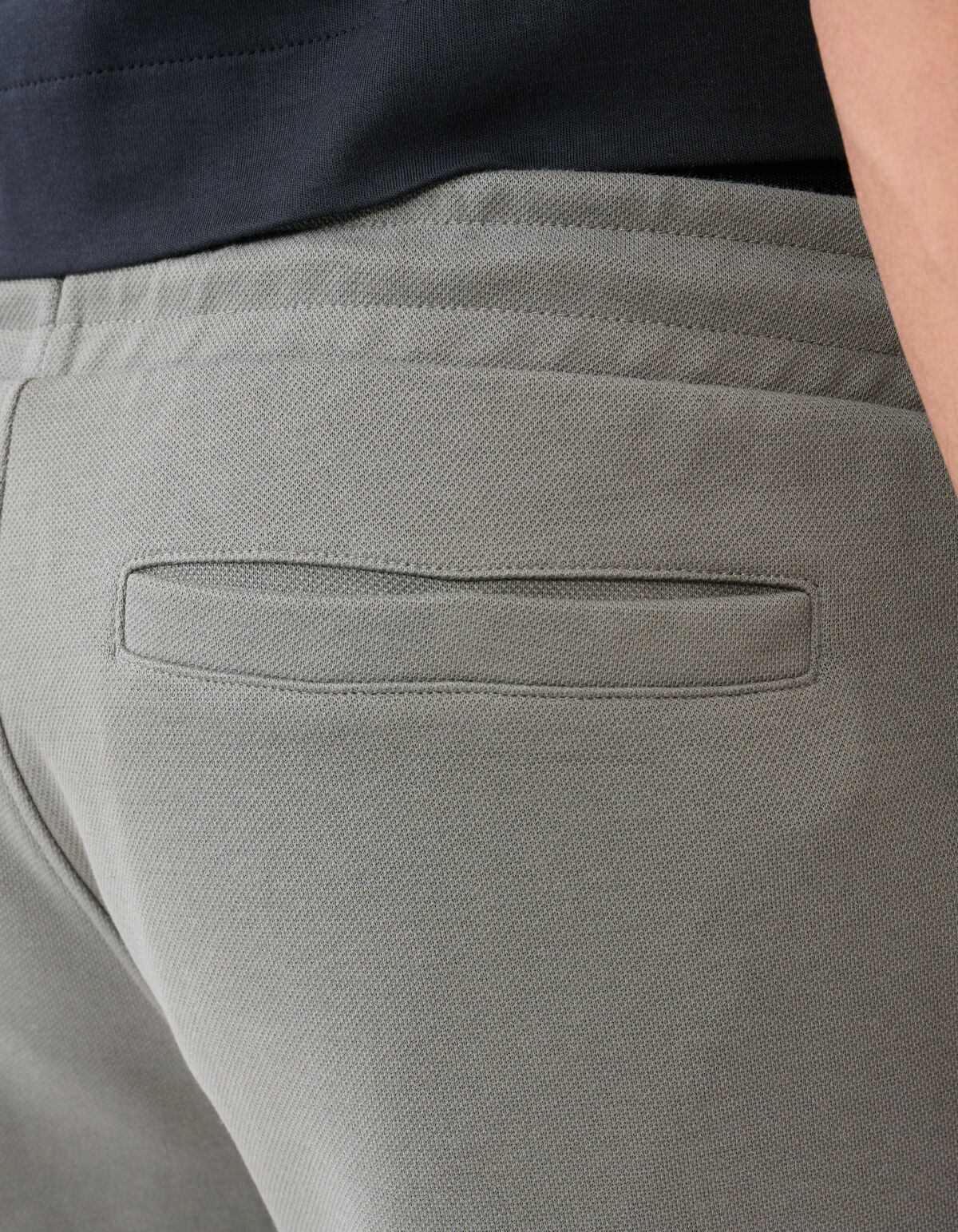 Pique Logo Short Donkergroen SHOEBY MEN