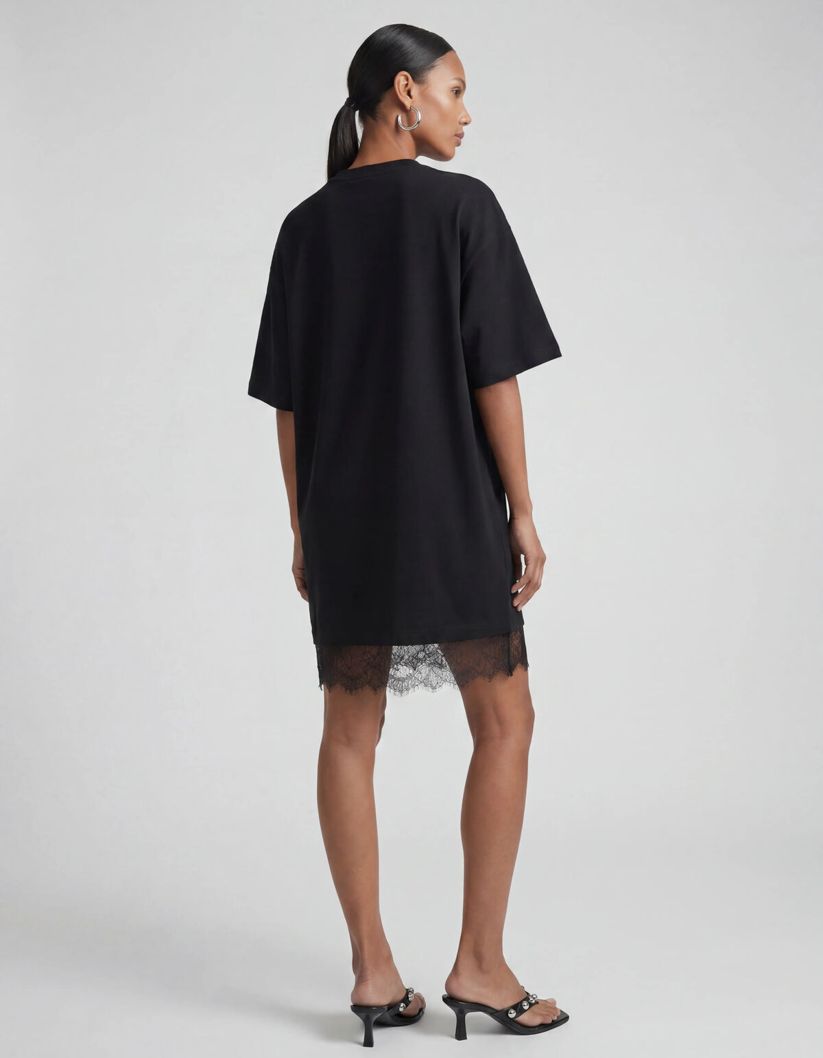 Kanten Mini Jurk Zwart SHOEBY WOMEN