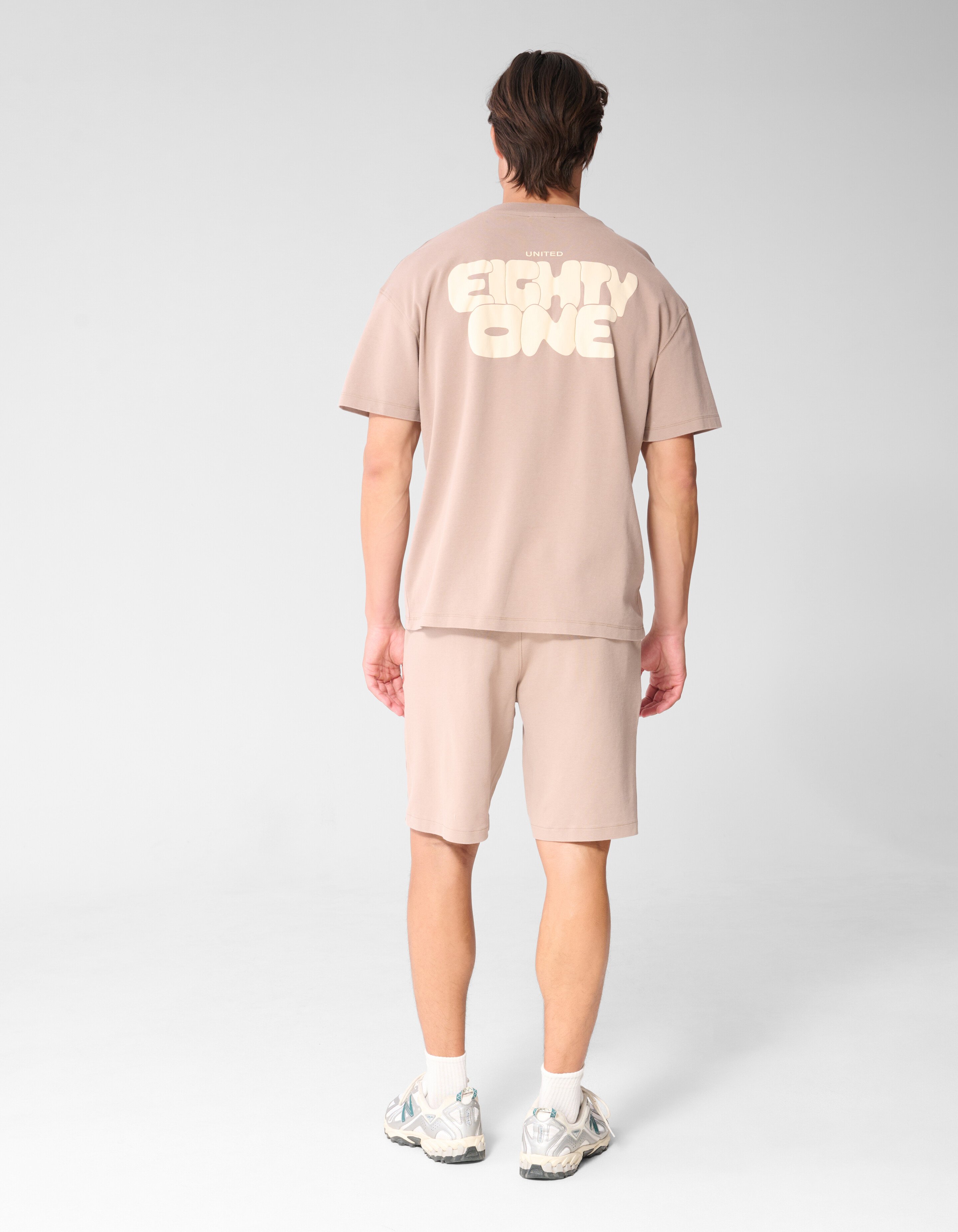 Washed Spark T-shirt Taupe SHOEBY MEN