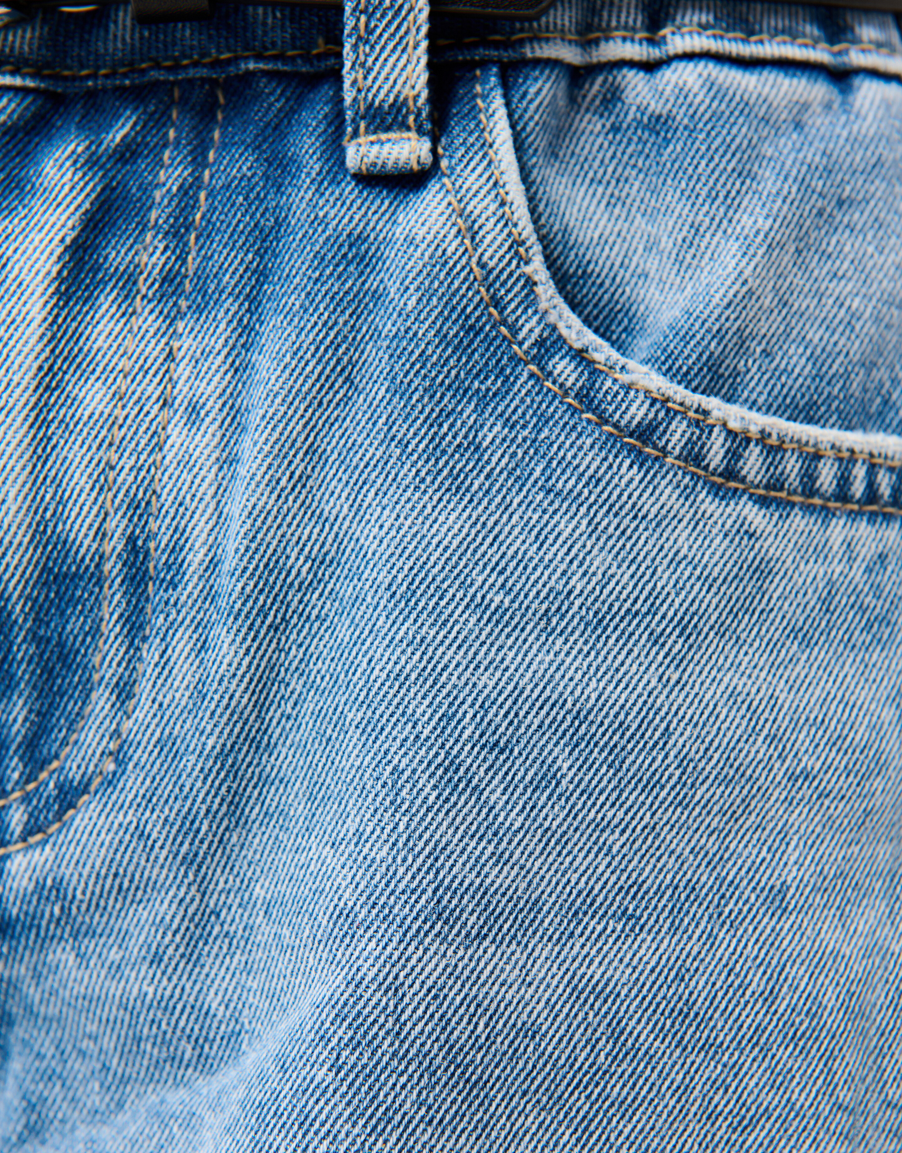 Parel Wide Leg Fit Jeans Blauw SHOEBY GIRLS