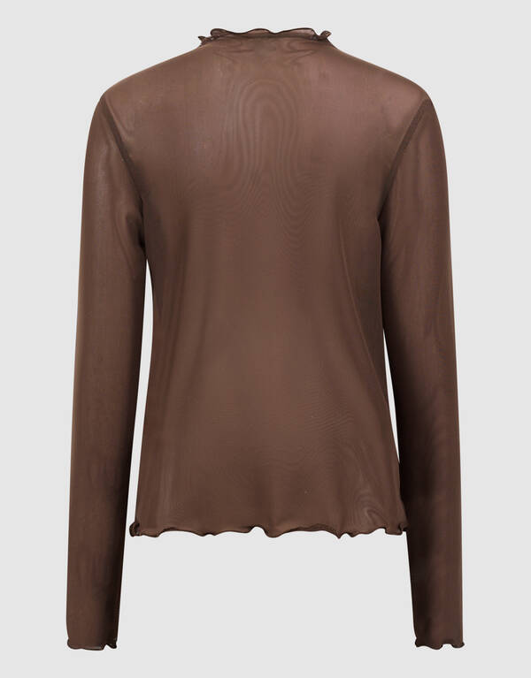 Mesh Top bruin SHOEBY GIRLS