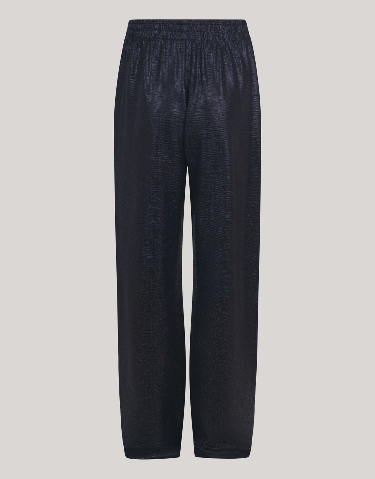 Metallic Wide Leg Broek Zwart SHOEBY GIRLS