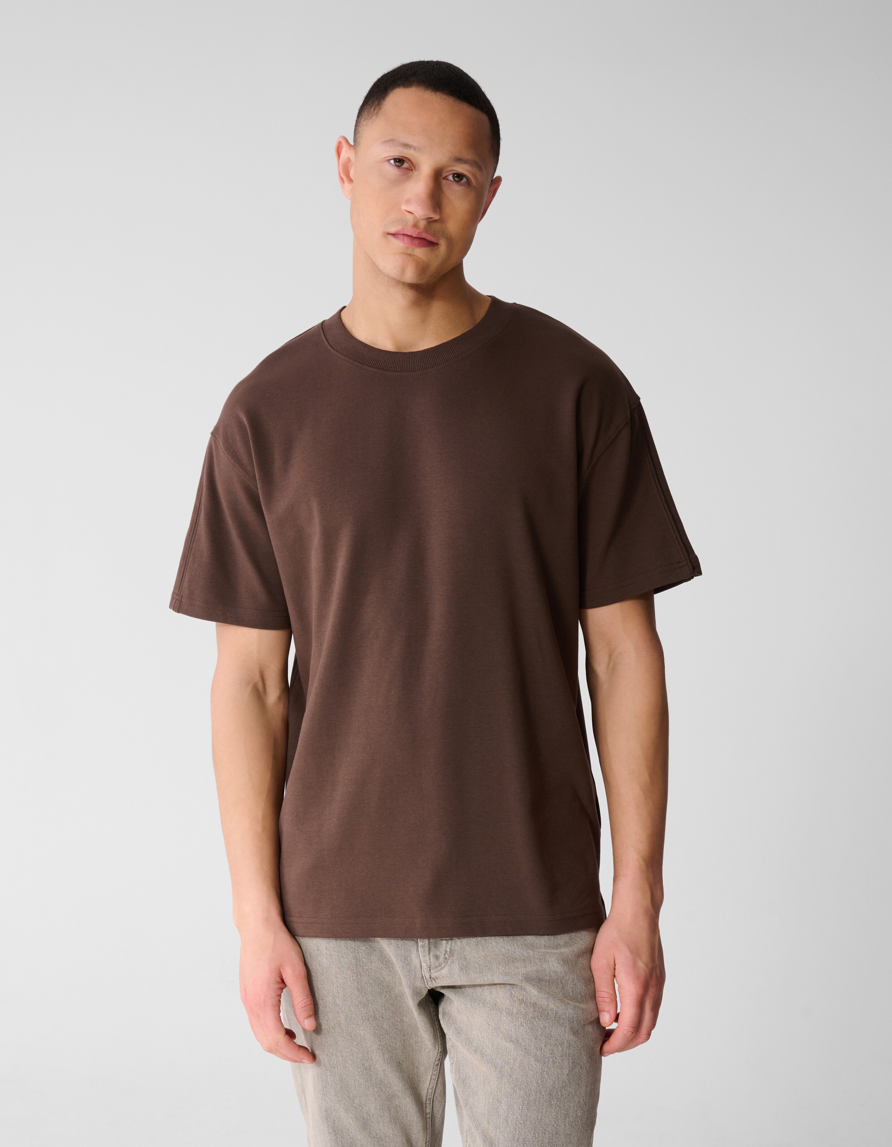 Eighty One Artwork T-shirt Donkerbruin SHOEBY MEN