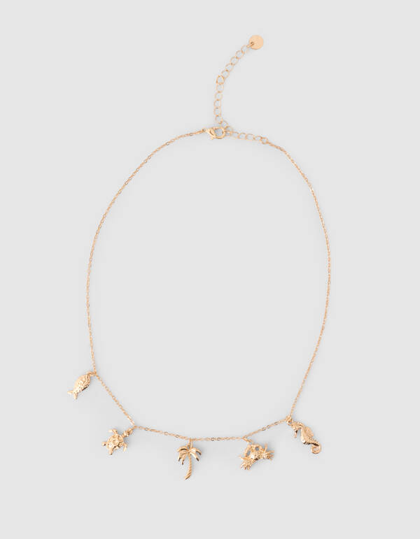 Sea Charm Ketting Goud SHOEBY ACCESSOIRES