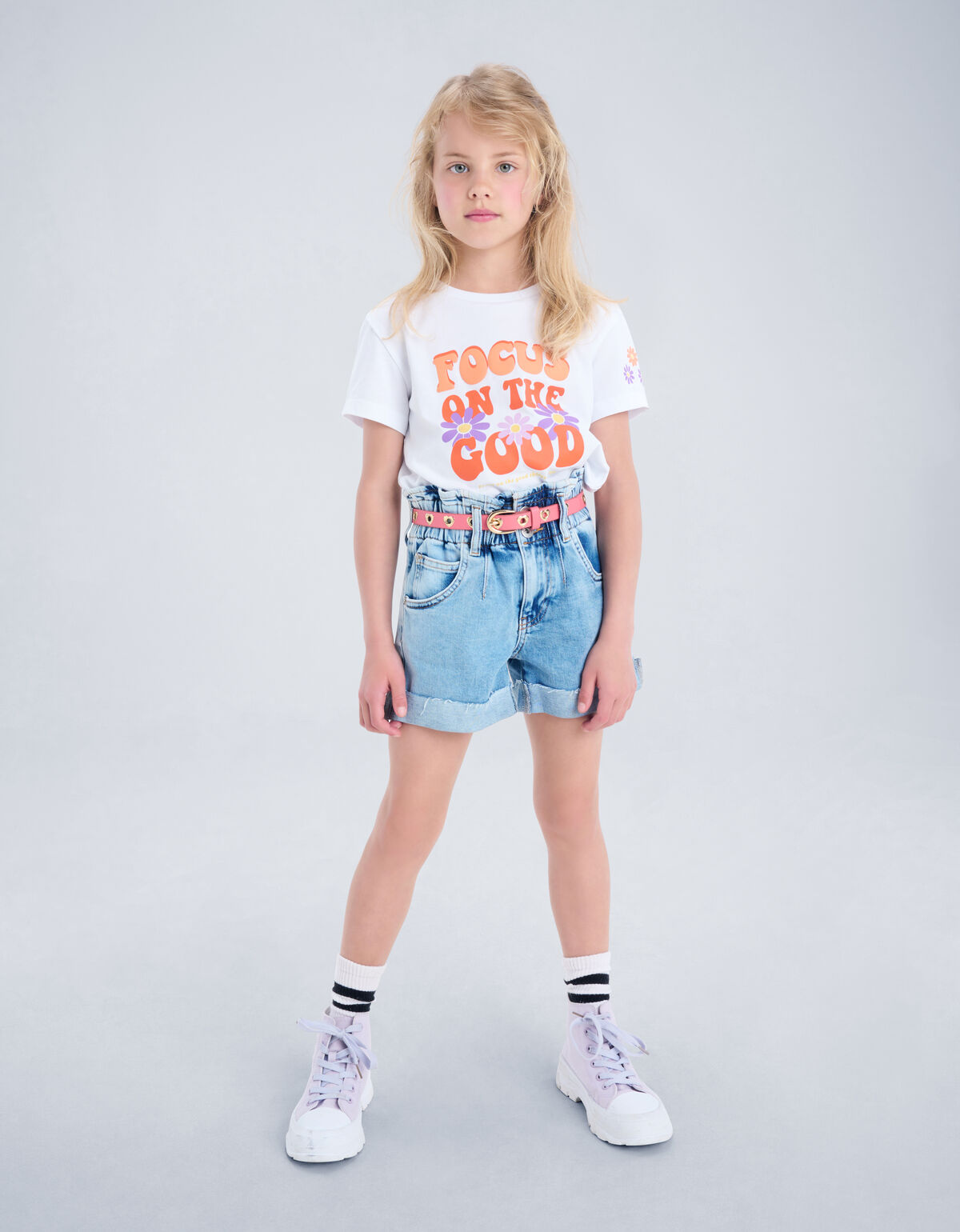 Paperbag Denim Short JILL&MITCH
