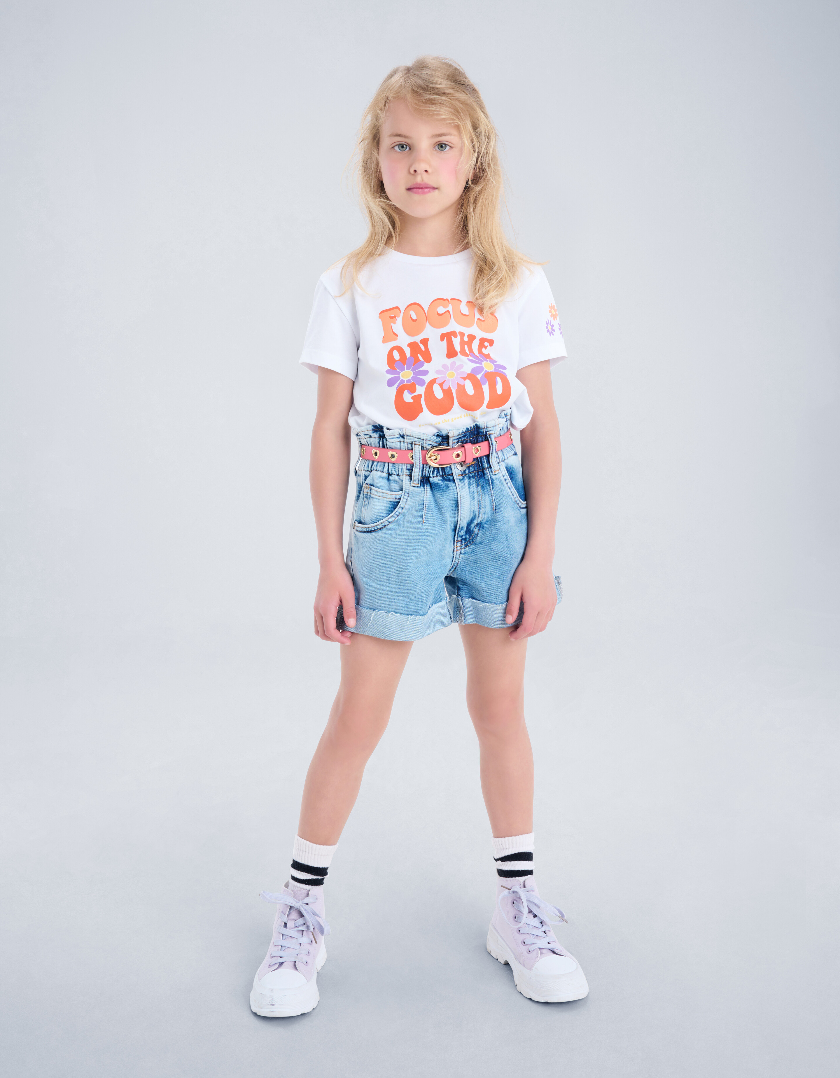 Paperbag Denim Short JILL&MITCH