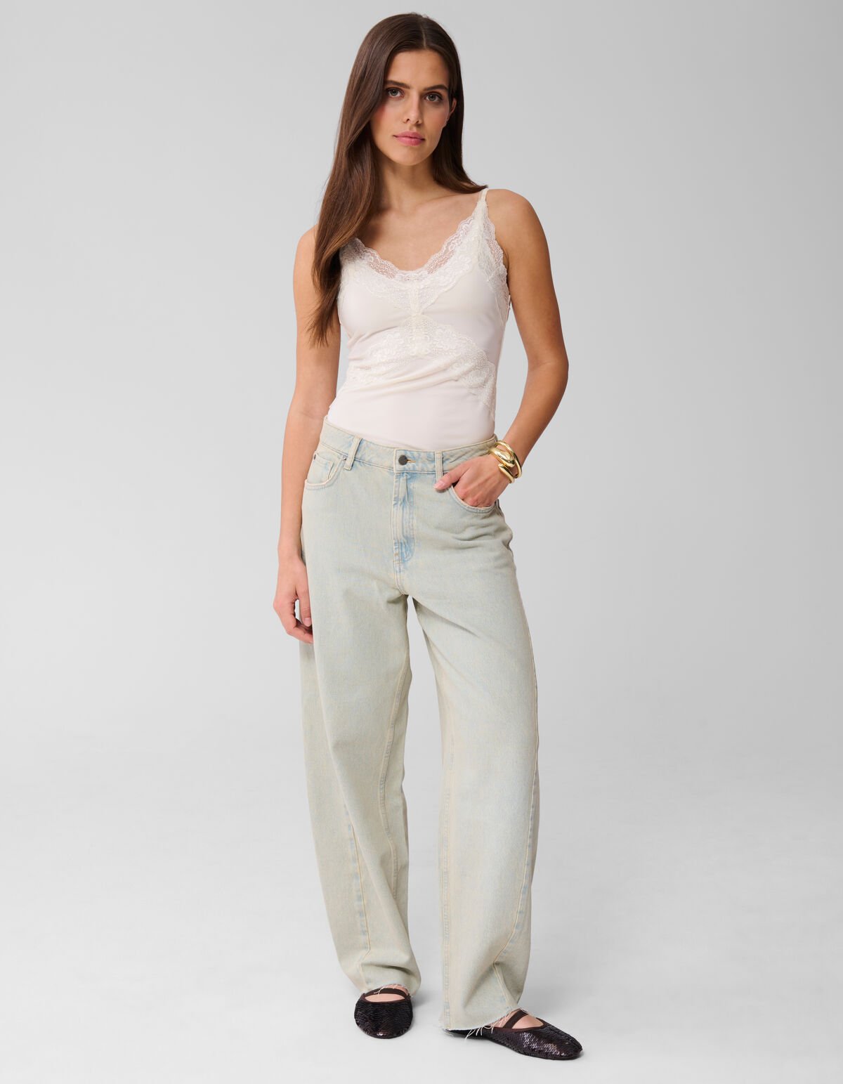 Kanten Body Gebroken Wit SHOEBY WOMEN