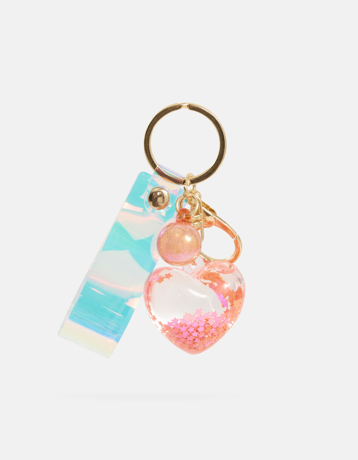 Hart Sleutelhanger Oranje SHOEBY ACCESSOIRES