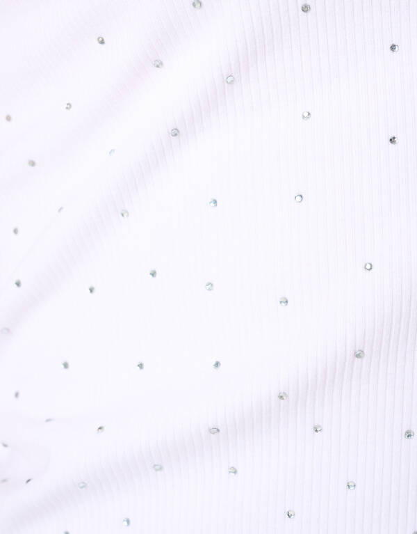 Strass Tanktop Wit SHOEBY WOMEN