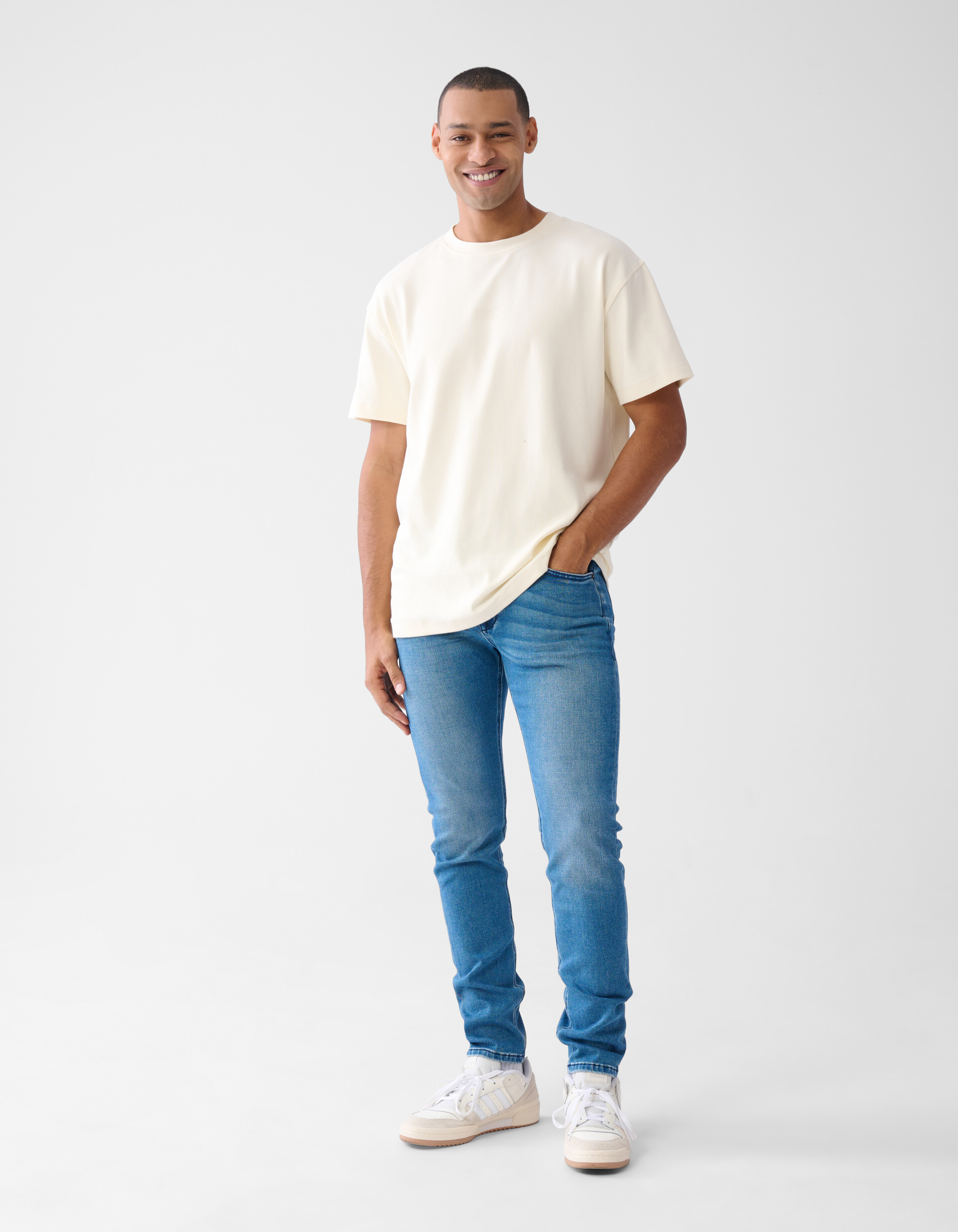 Slim Fit Jog Jeans Mediumstone L32 SHOEBY MEN