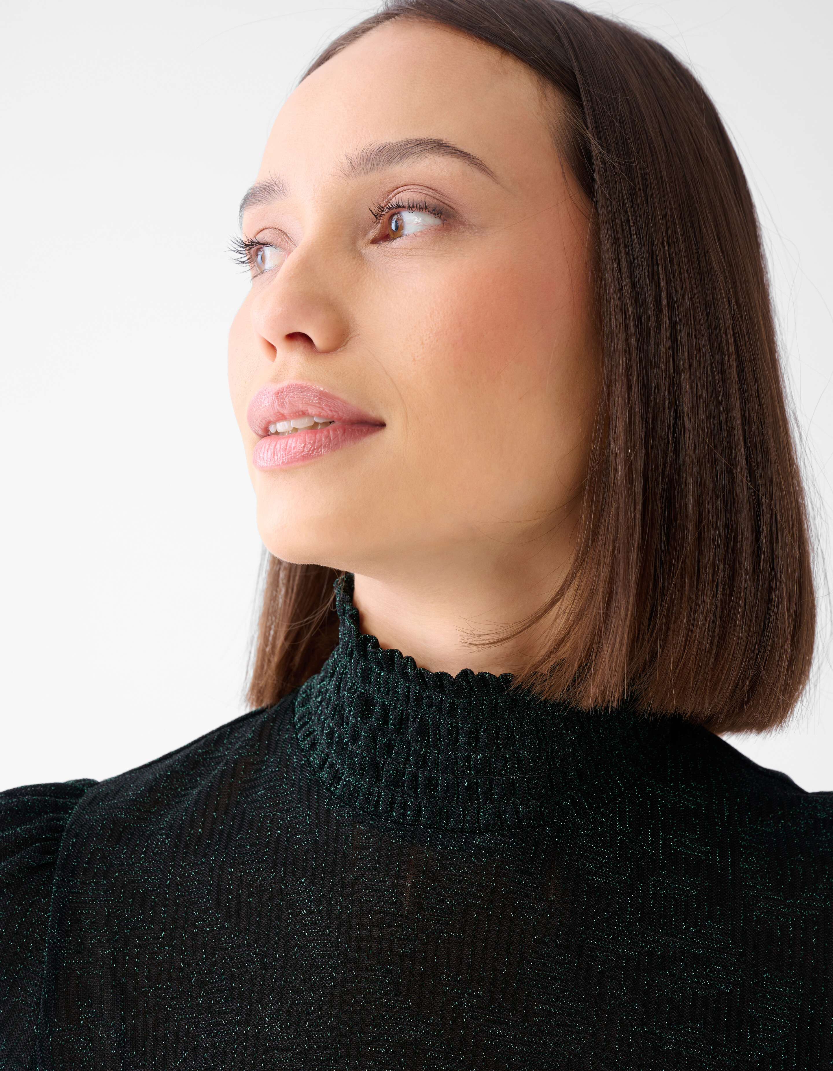 Lurex Top Donkergroen SHOEBY WOMEN
