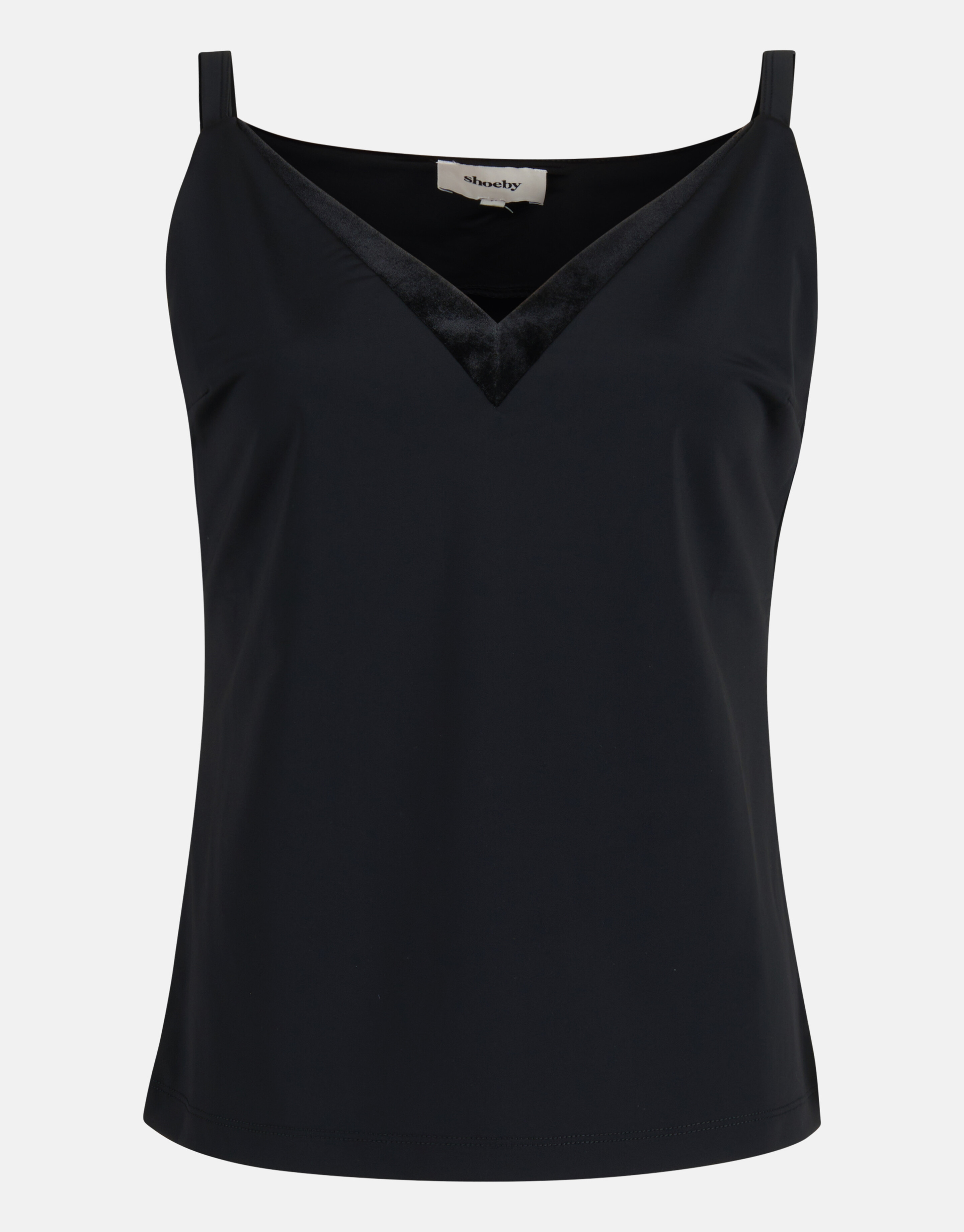 Velvet Travel Top Zwart SHOEBY WOMEN
